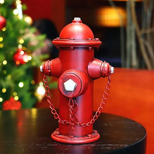 Miniatura 3 de Modelo de boca de incendios, banco de dinero, adornos para el hogar, figuras de hierro, banco de monedas, hucha para ahorrar dinero, figuras vintage