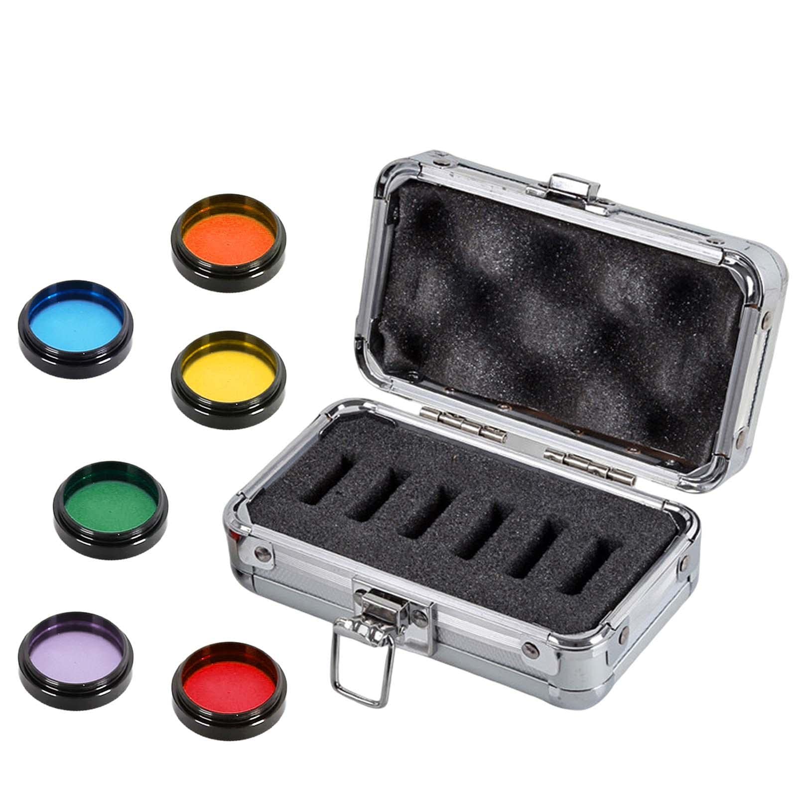 Set di 2 filtri per telescopio, 6 colori, per telescopio, accessori di ricambio