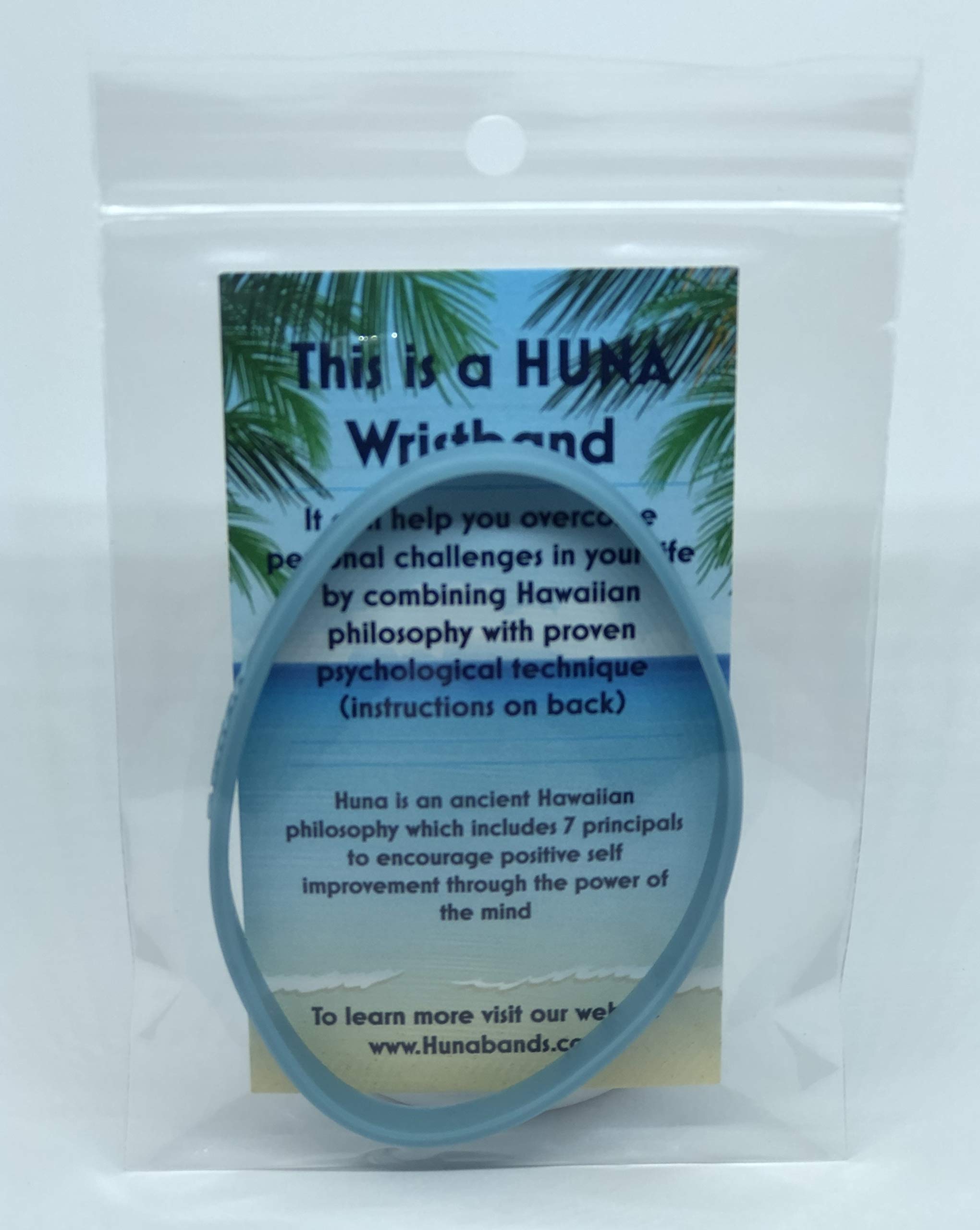 Huna Wristband (Anxiety Cure) (Teal, Large)