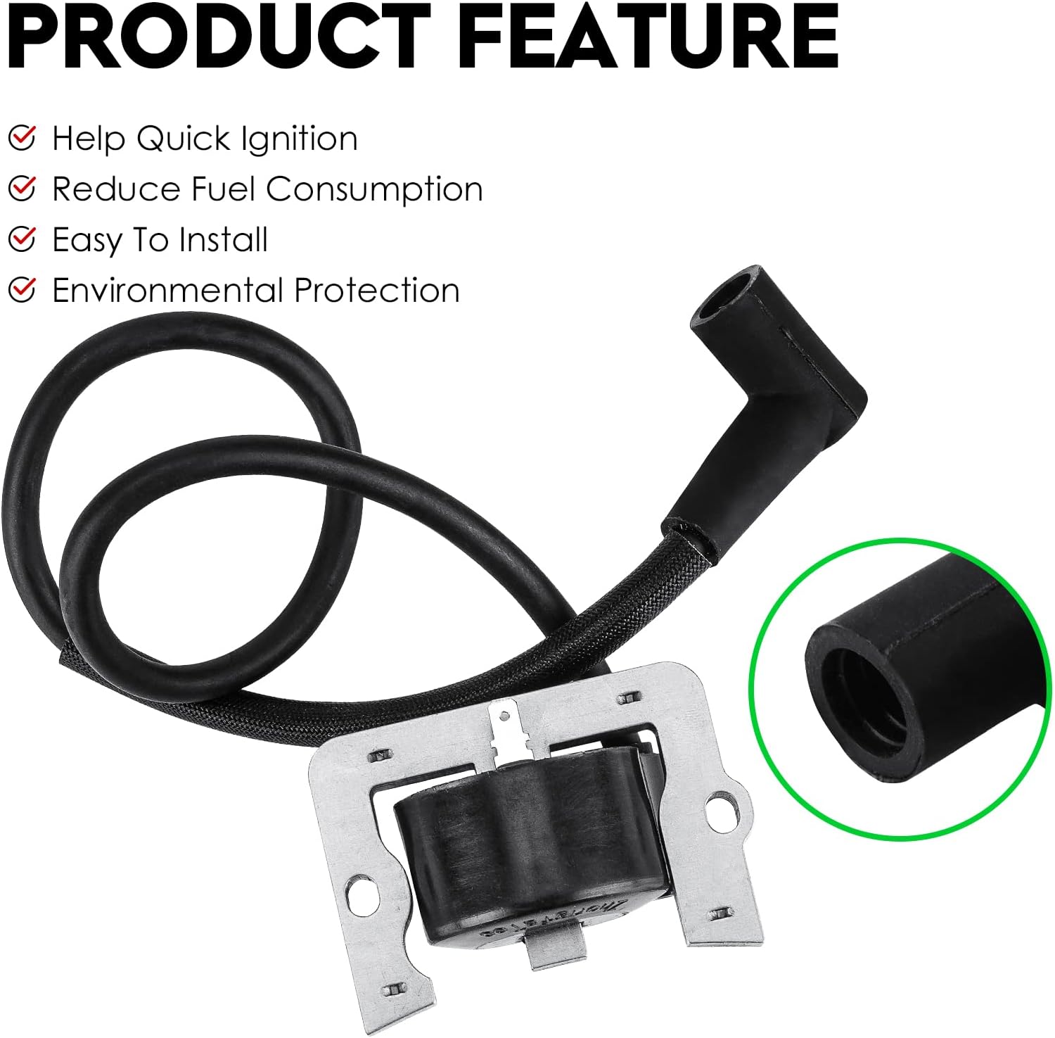 Ignition Coil 47 584 03-S for Kohler M10 M12 M14 M16 Lawn Mower Engine 4758403-S, 4758403S, 47-584-02