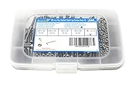 Vista 173 de iexcell 25 piezas M4 x 60/65/70/75/3.150 in paso de rosca 0.028 in acero inoxidable 304 cabeza hexagonal Tornillos Tornillos surtido Kit