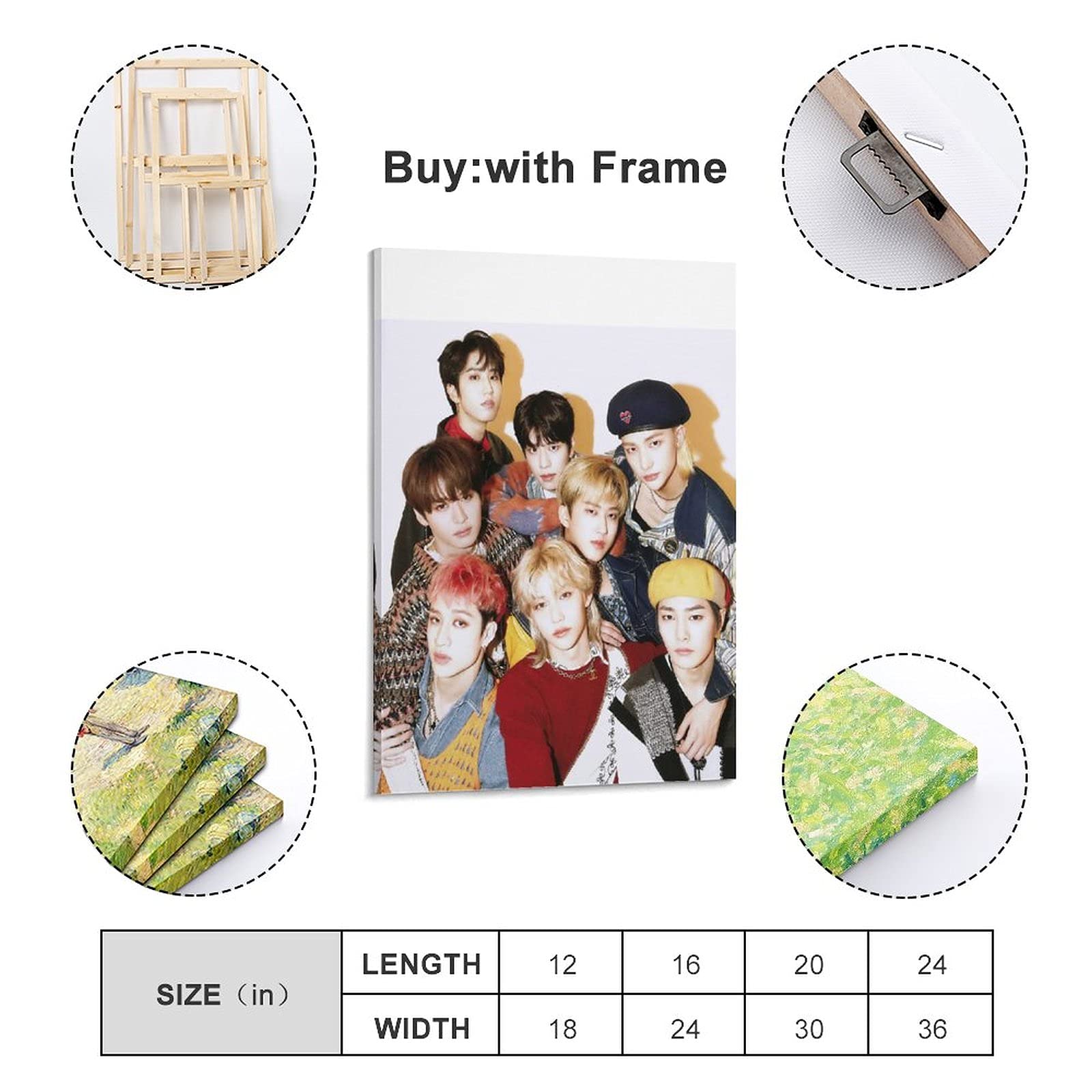 Kpop fan poster da appendere a parete foto personalizzate stampate decorazioni m