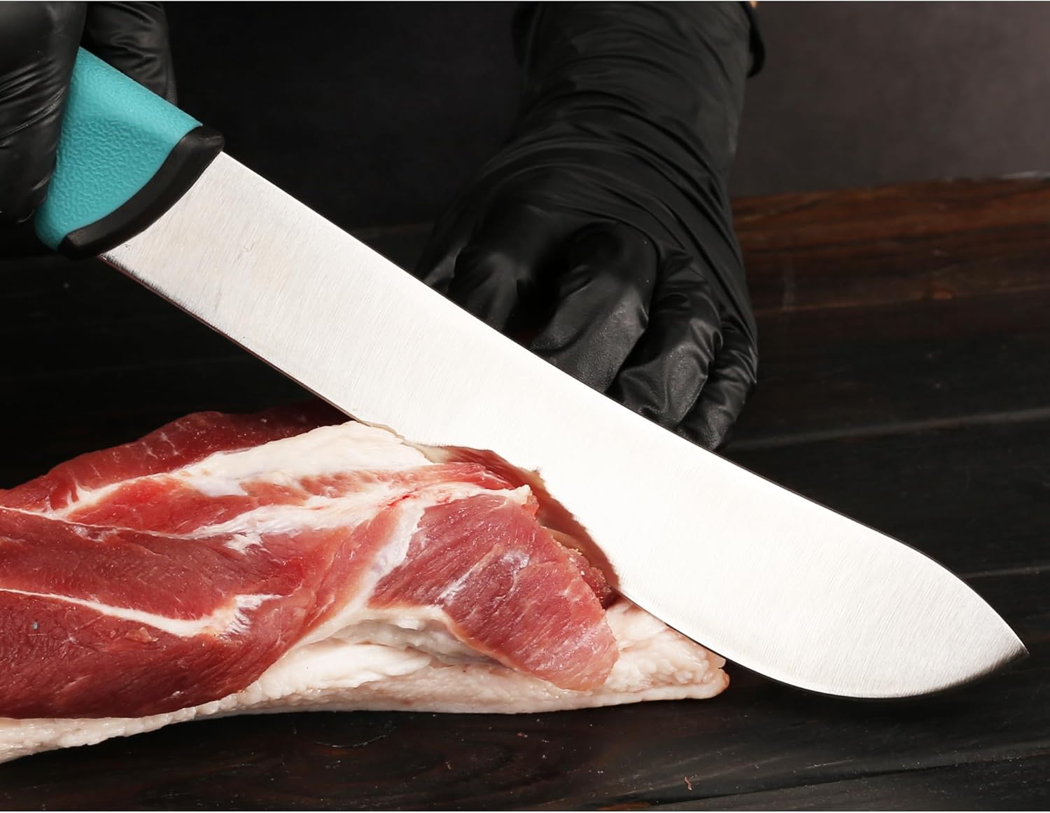 YOUSUNLONG Bull Nose Butcher & Breaking Knife - 8 Inch - Premium High-carbon molybdenum steel blade - Butchery Meat processing knife - Ergonomic & Non-slip Handle