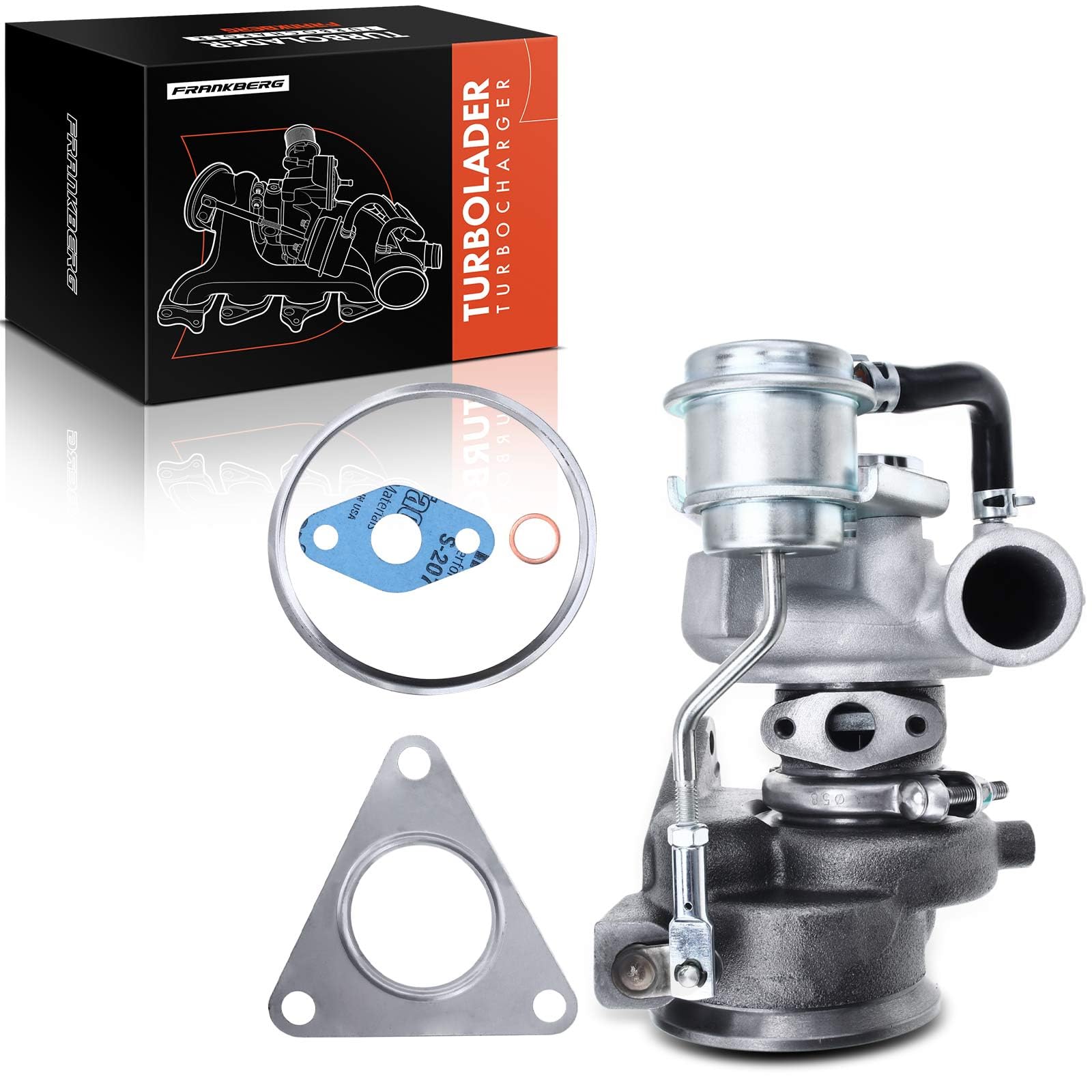 Frankberg Turbocompresor 49131-05212 | Compatible con: Ducato Van 250, Caja de puente, Autobús Jumper, Plataforma/chasis Boxer, Plataforma/chasis Jumper, Ducato