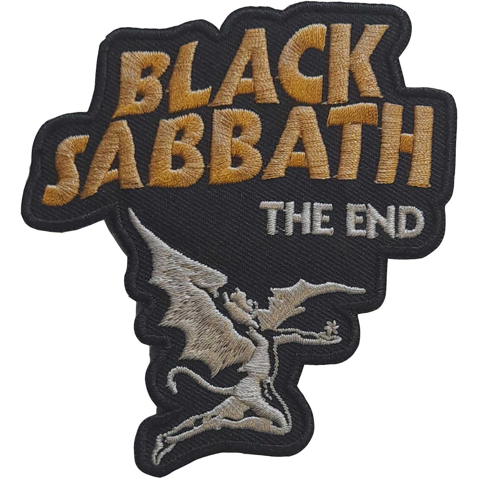 Black Sabbath Patch The End Band Logo Official Size One Size