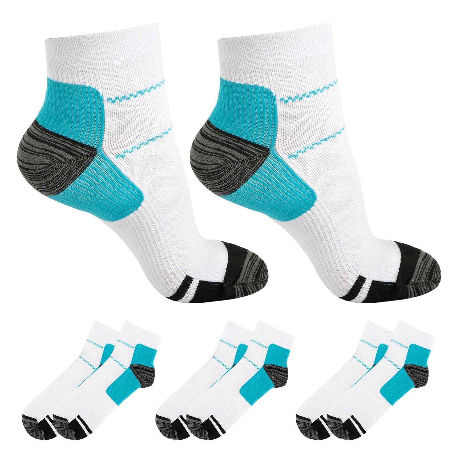 WANAONE Compression Socks for Women & Men, Veins Socks Compression Socks With the Spurs for Plantar Fasciitis Arch Pain
