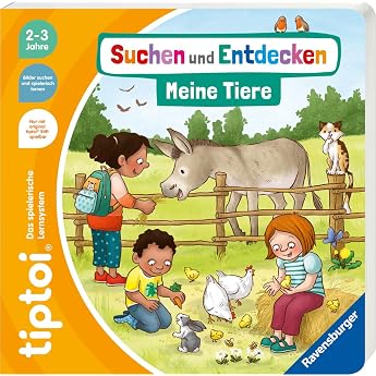 tiptoi  Suchen und Entdecken Meine Tiere Tierbuch mit Ger uschen und Liedern