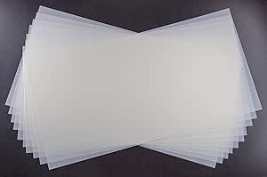 Plantillas Transparentes De Mylar, Hojas De Plantillas En Blanco Para Máquinas De Silueta, Papel