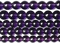 Vista 48 de 60 piezas de cuentas de piedra natural de 6 mm de esmeralda verde Cuentas sueltas redondas de piedra de curación de energía AAA para hacer joyas