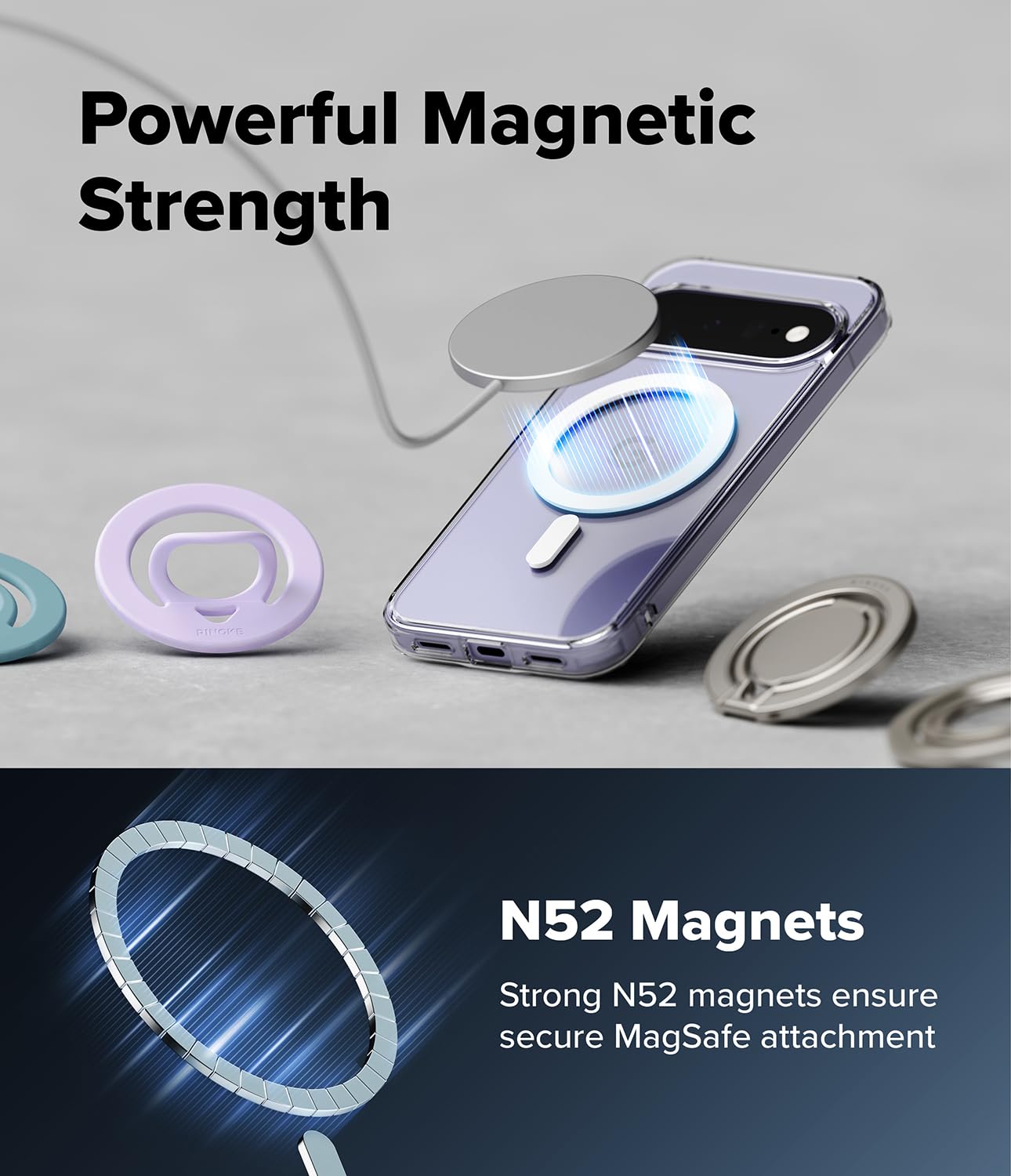 Ringke Funda y Protector Pantalla para Pixel 11 [Fusion Magnetic]