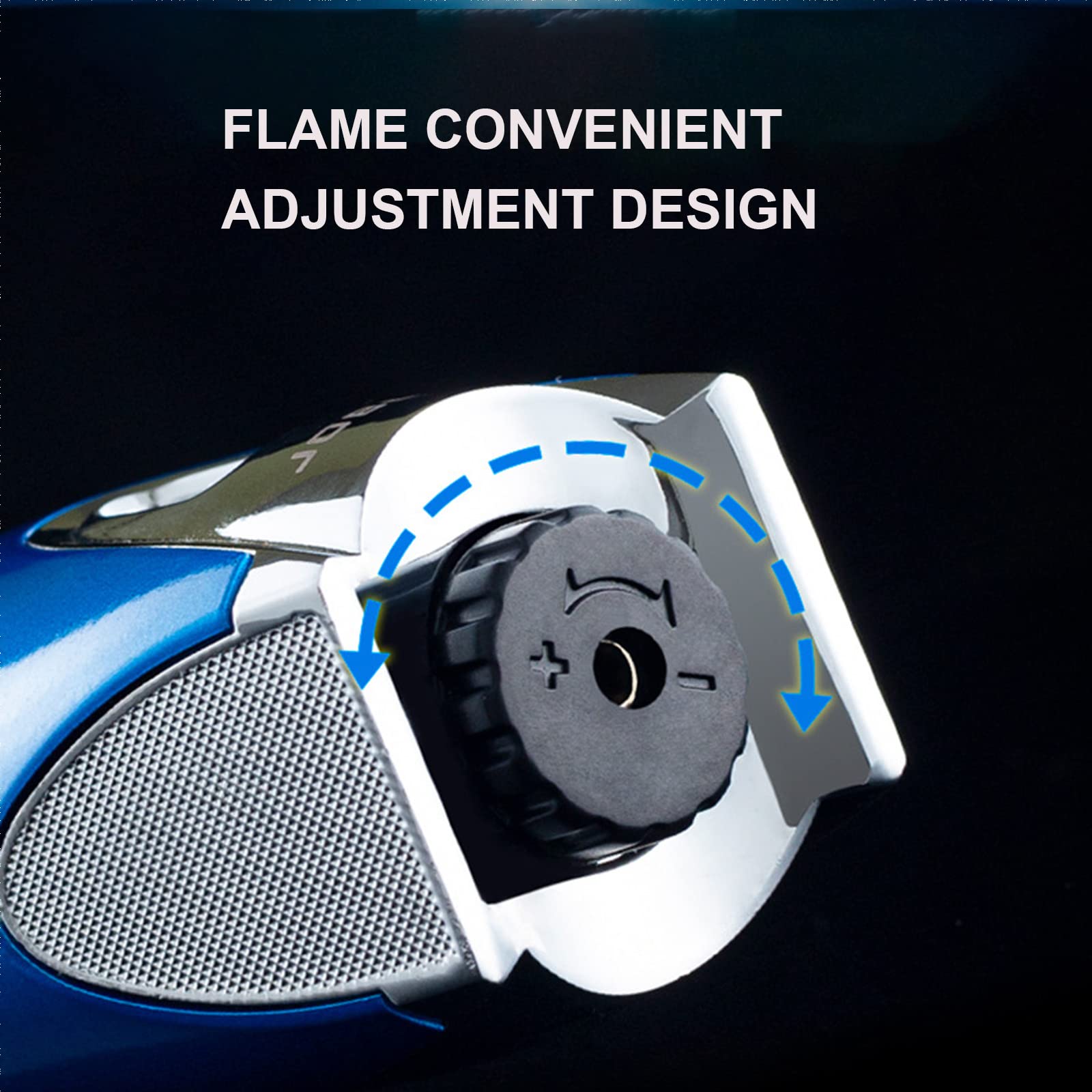 Briquet Torche Compact Rechargeable Allume-Cigare Jet Flamme Briquet Butane Coupe-Vent Haute Température Allumage Bouche Accessoires de Cigarette