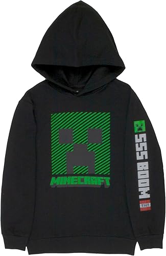 Miniatura 2 de Minecraft Paquete de 2 sudaderas con capucha y camiseta para niños, conjunto de sudadera con capucha y camiseta
