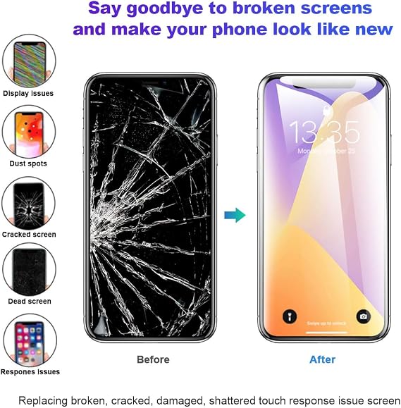 EFAITHFIX for iPhone 11 Screen Replacement 6.1 inch Full HD LCD