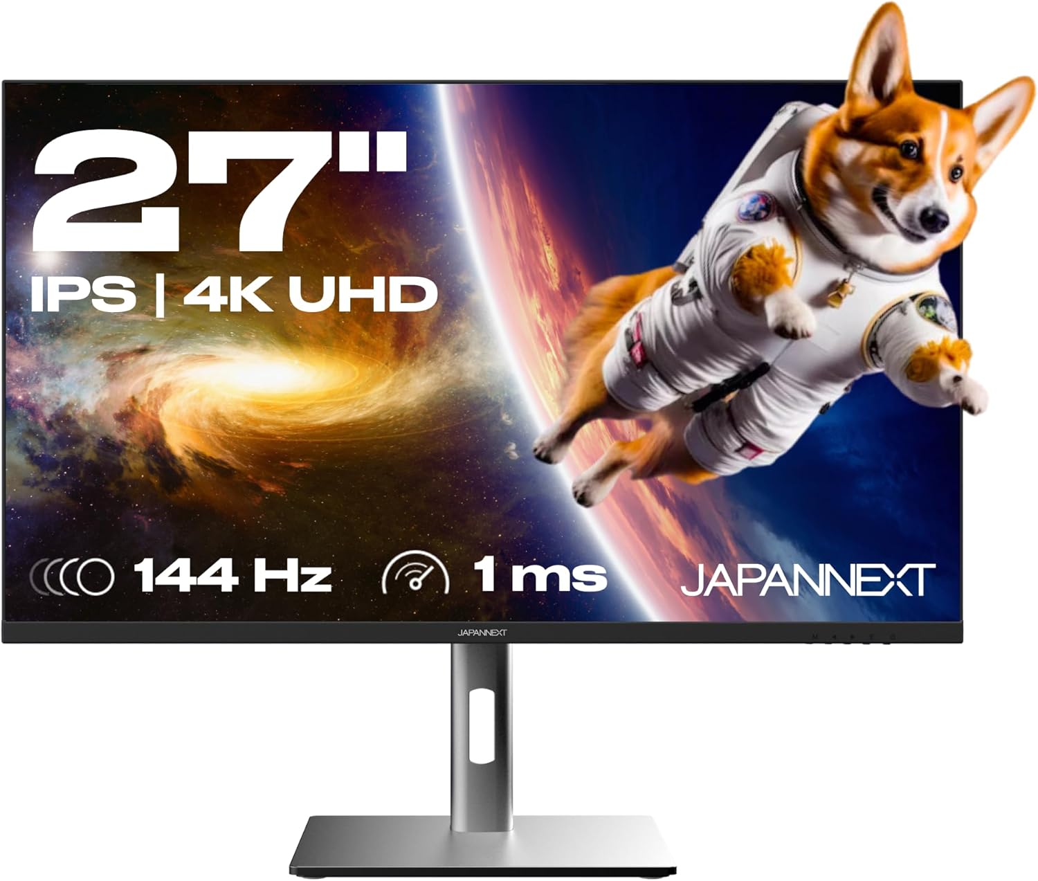 Monitor PC Gamer JapanNext 27" 4K UHD IPS 144Hz 1ms HDMI 2.1 DisplayPort G-Sync/FreeSync JN-IPS27144UHDR-HSP 1 JapanNext Monitor PC Gamer | IPS Panel | 27
