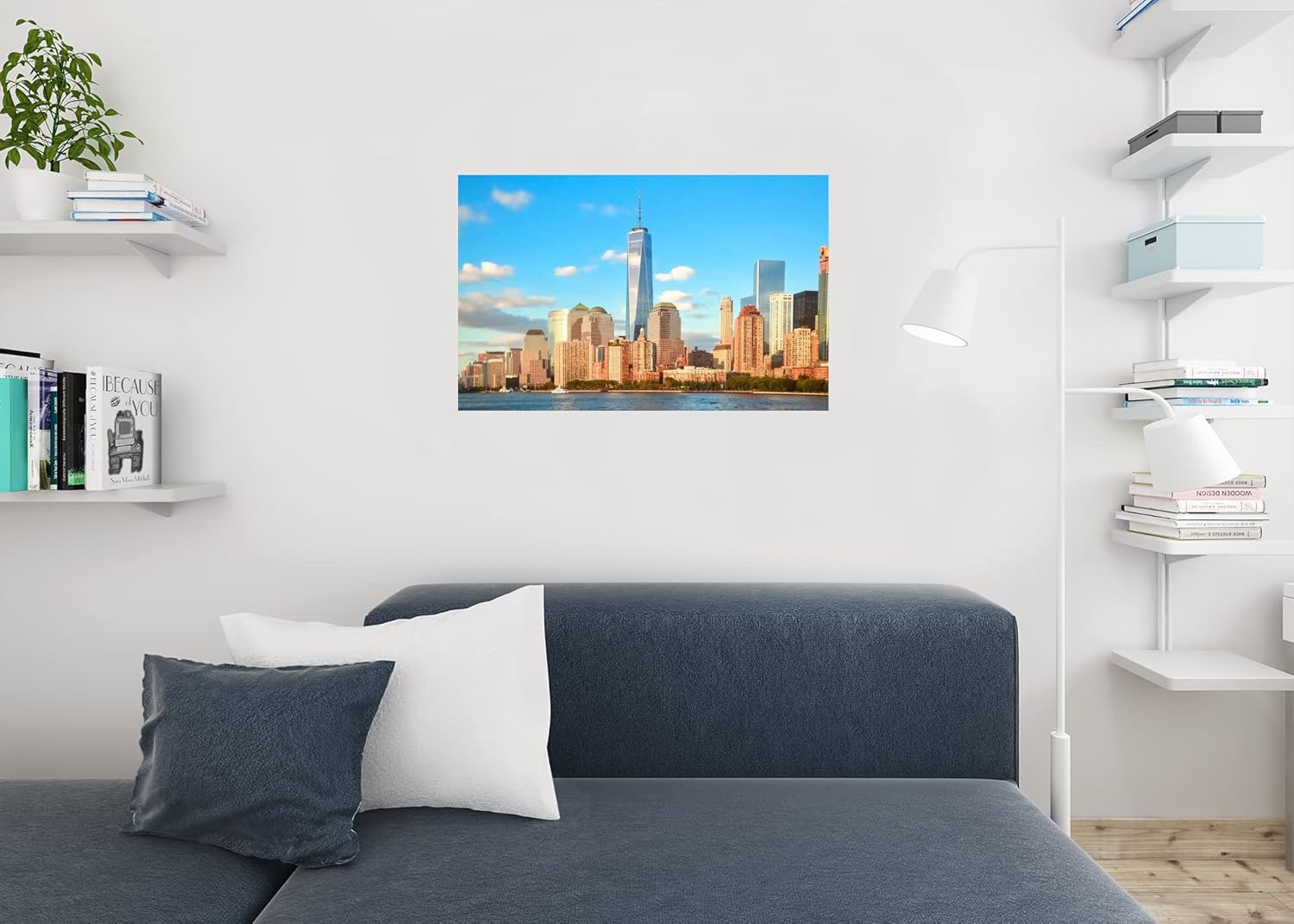 Laminated World Trade Center Majestic Freedom Tower Photo Photograph Poster Dry Erase Wall Art 36x24