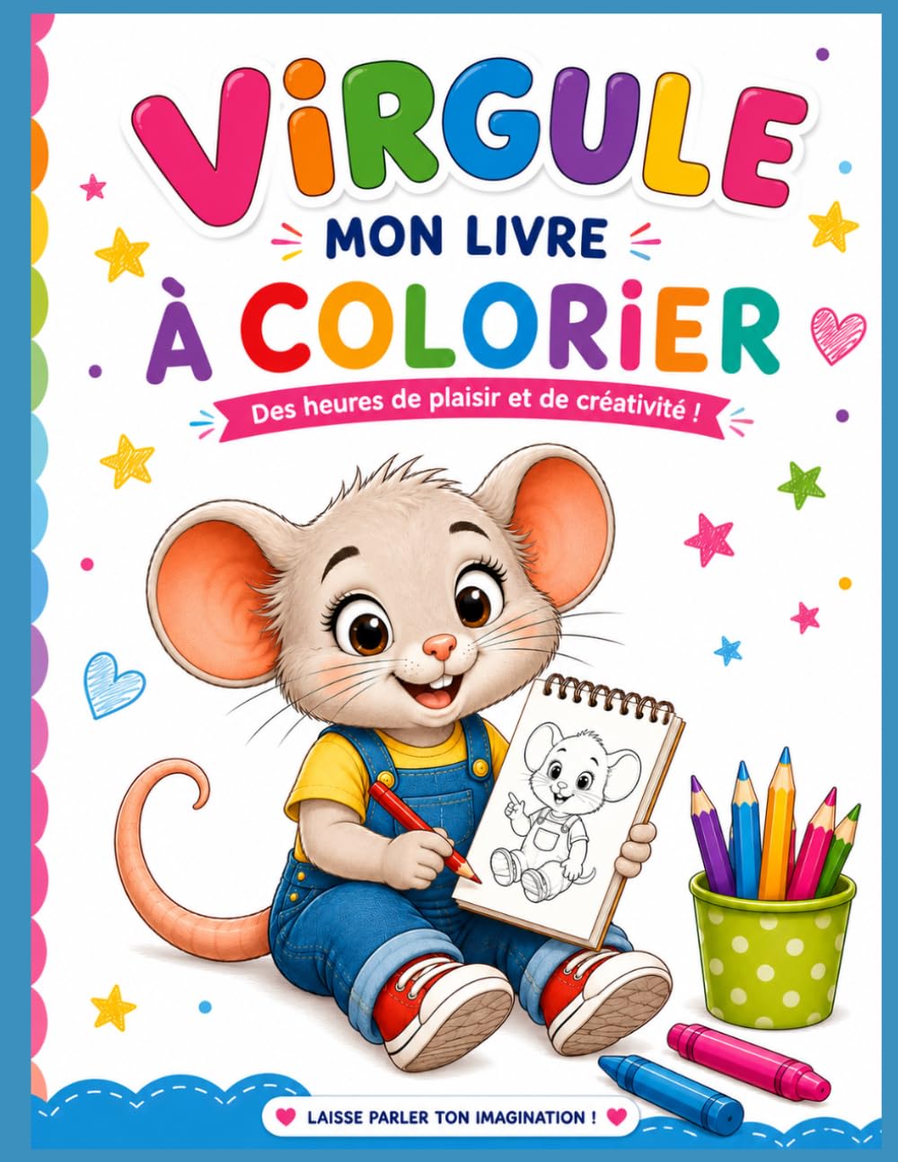 Virgule mon livre à colorier