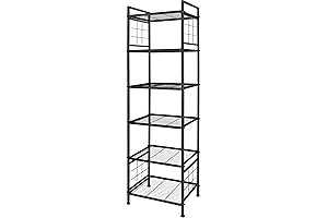 GIOTORENT 6-Wire Standing Organizer Shelf