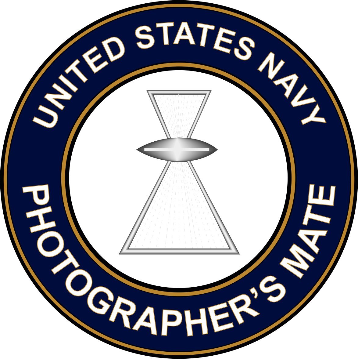 US Navy Photographer's Mate 8" Decal