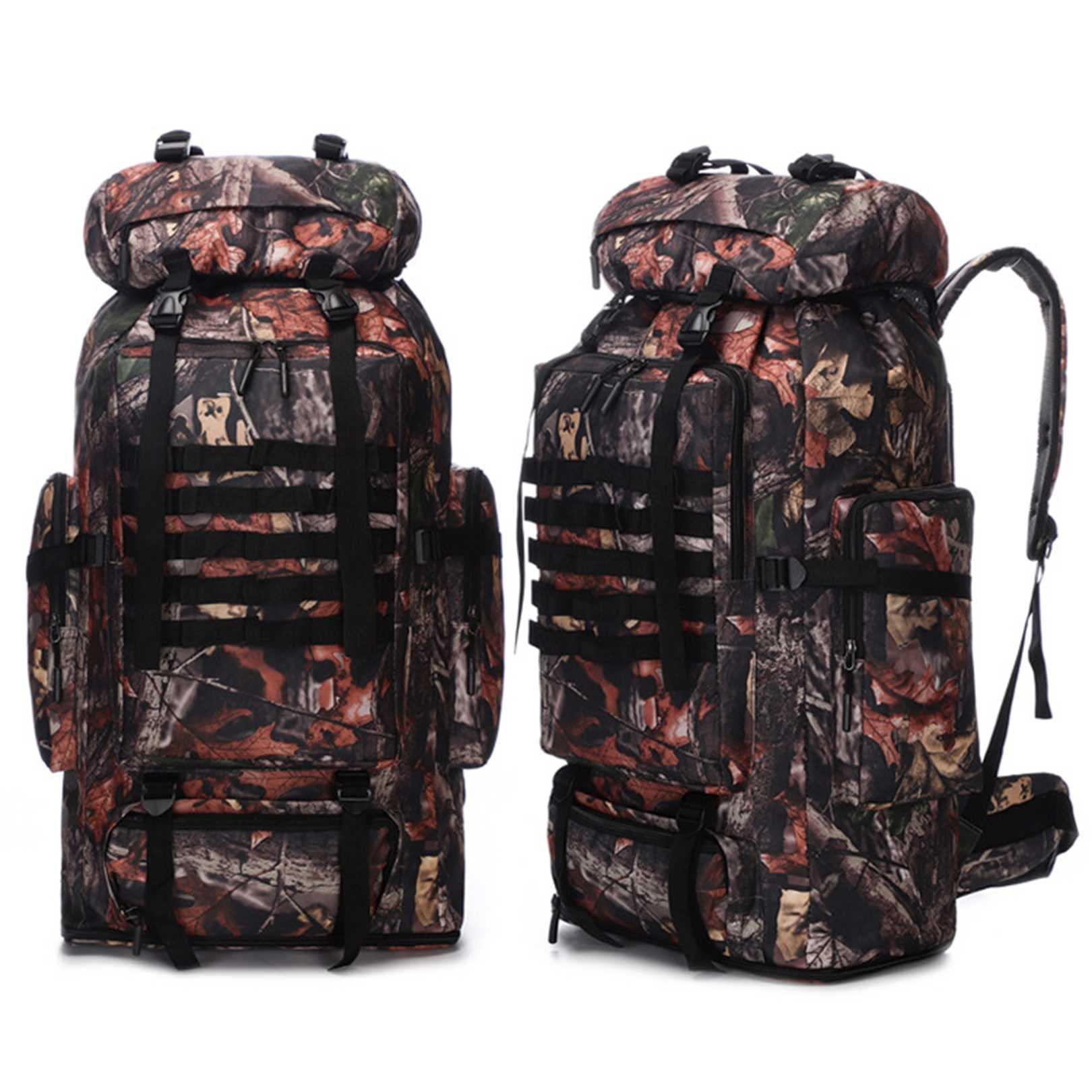 LALEO 90L Military Tactical Backpacks 3 Day Bug Out Bag Hiking Treeking Rucksack for Camping Trekking Hunting Traveling Motorcycle