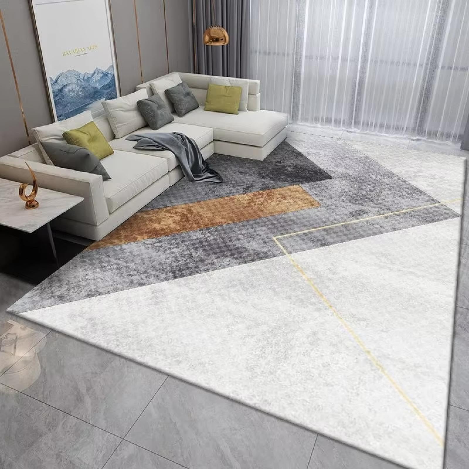 Tapis de luxe doux 80x140cm pour décoration de chambre d'hôtel