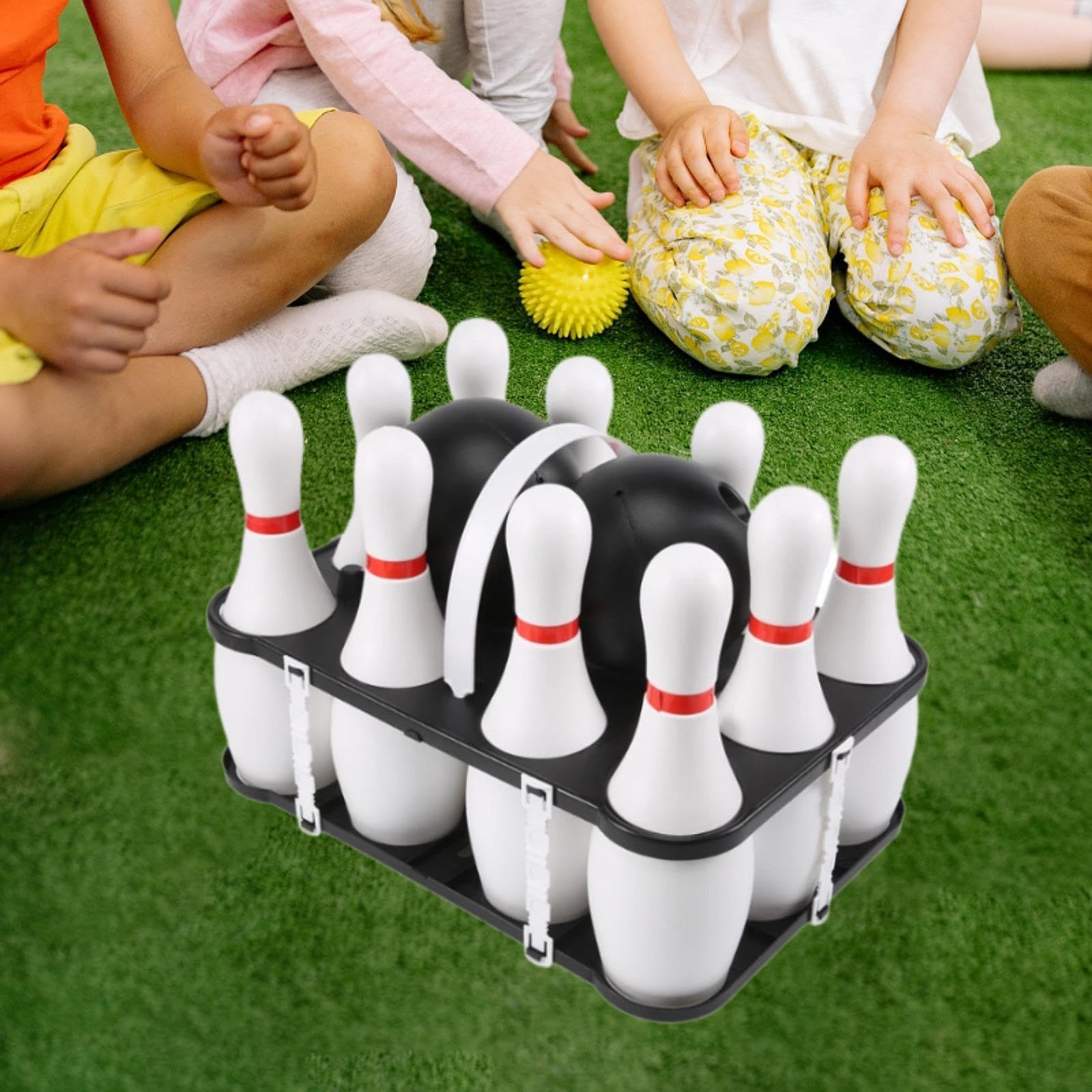 Lern Bowling Set für Kinder mit Kegeln Und Kugeln für Jungen