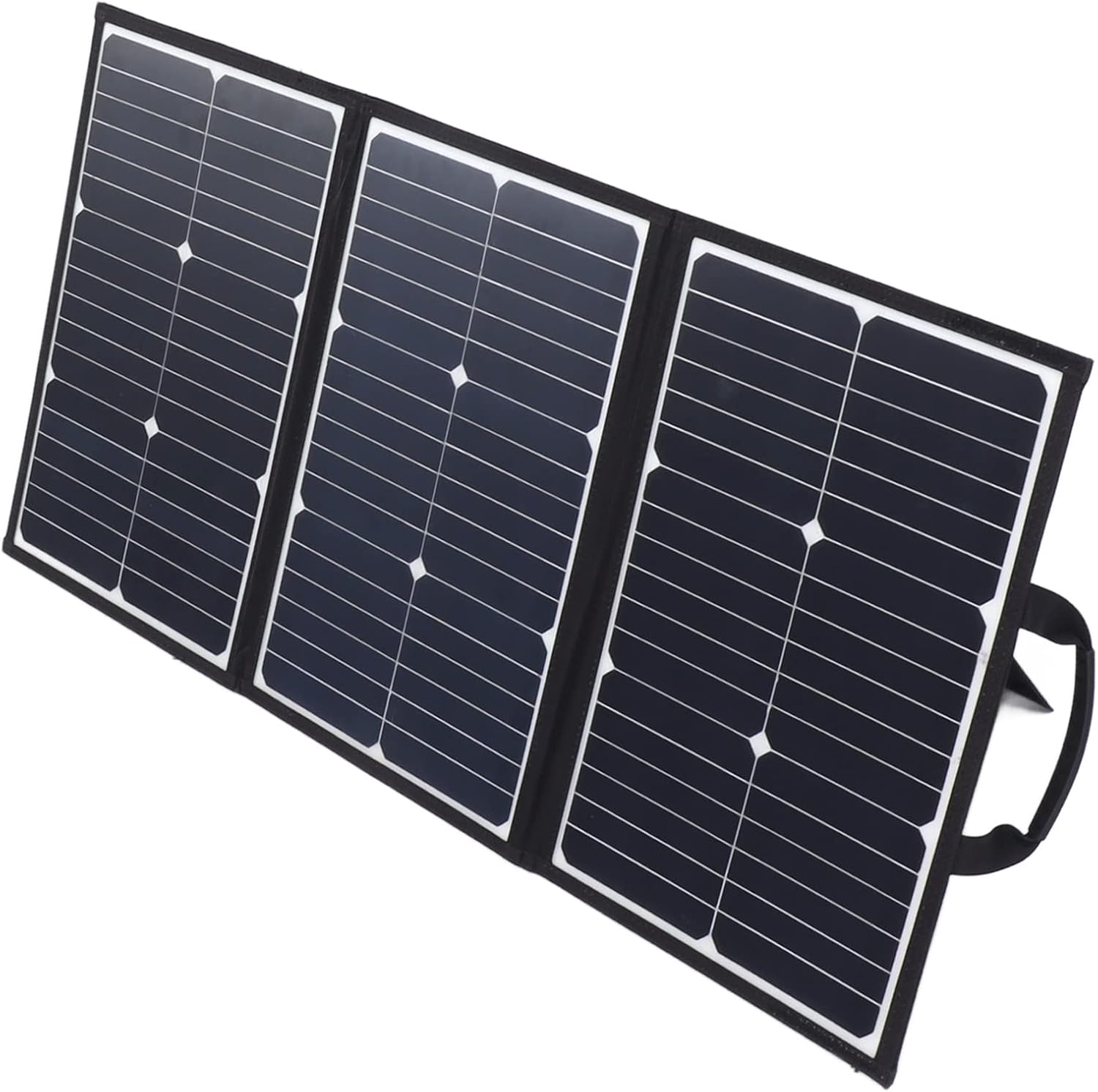 60w Solar Panel Charger Waterproof Lightweight Foldable Phone Power Supply Charger Camping Outdoor 3 Fold 18v