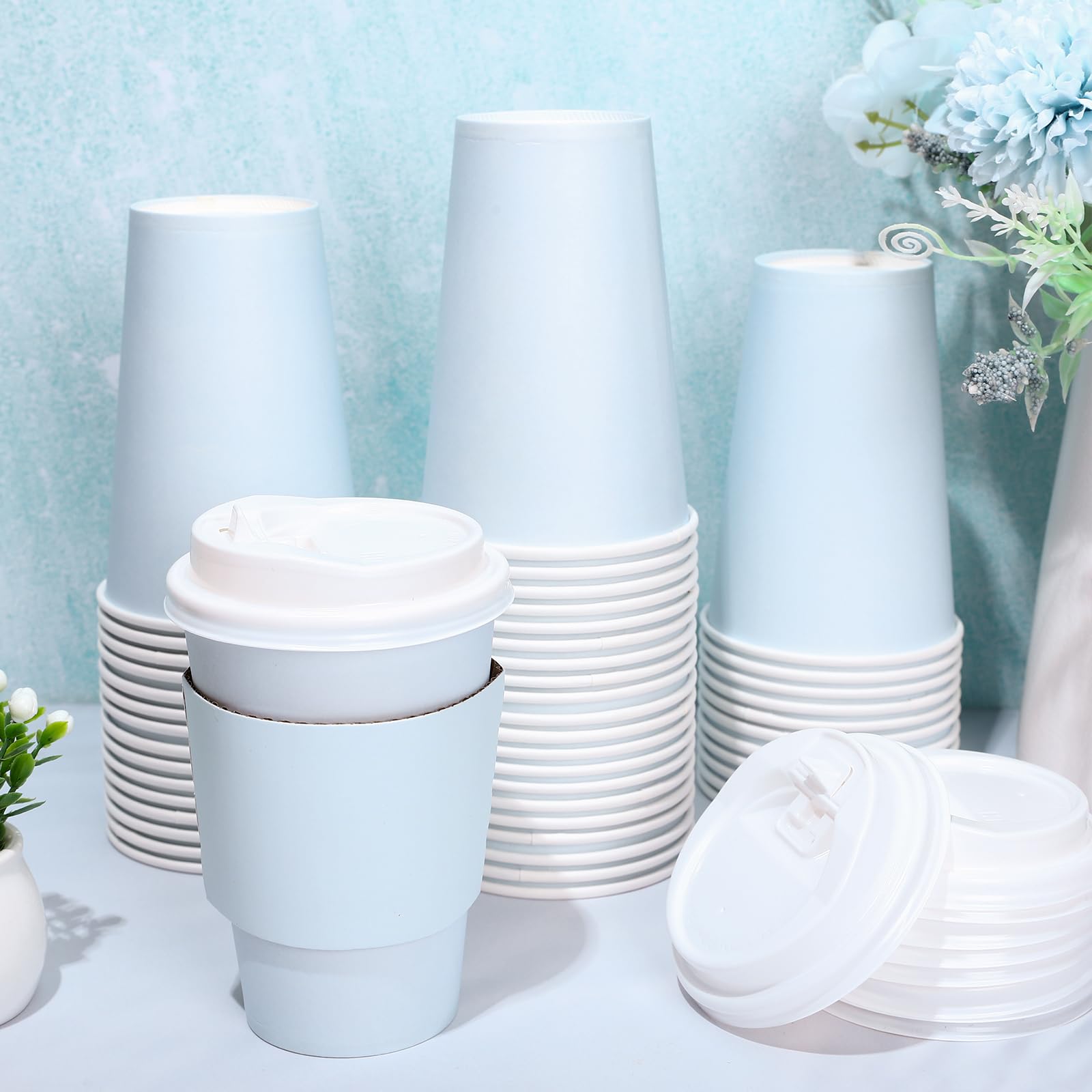 16 oz plastic cup grows Restaurantware Drinking Cups 1000 Count 16 Ounce Black PLA Plastic Cups with Rolled Rim, For Cold Beverages U-Shape Design Eco-Conscious On-The-Go Dri