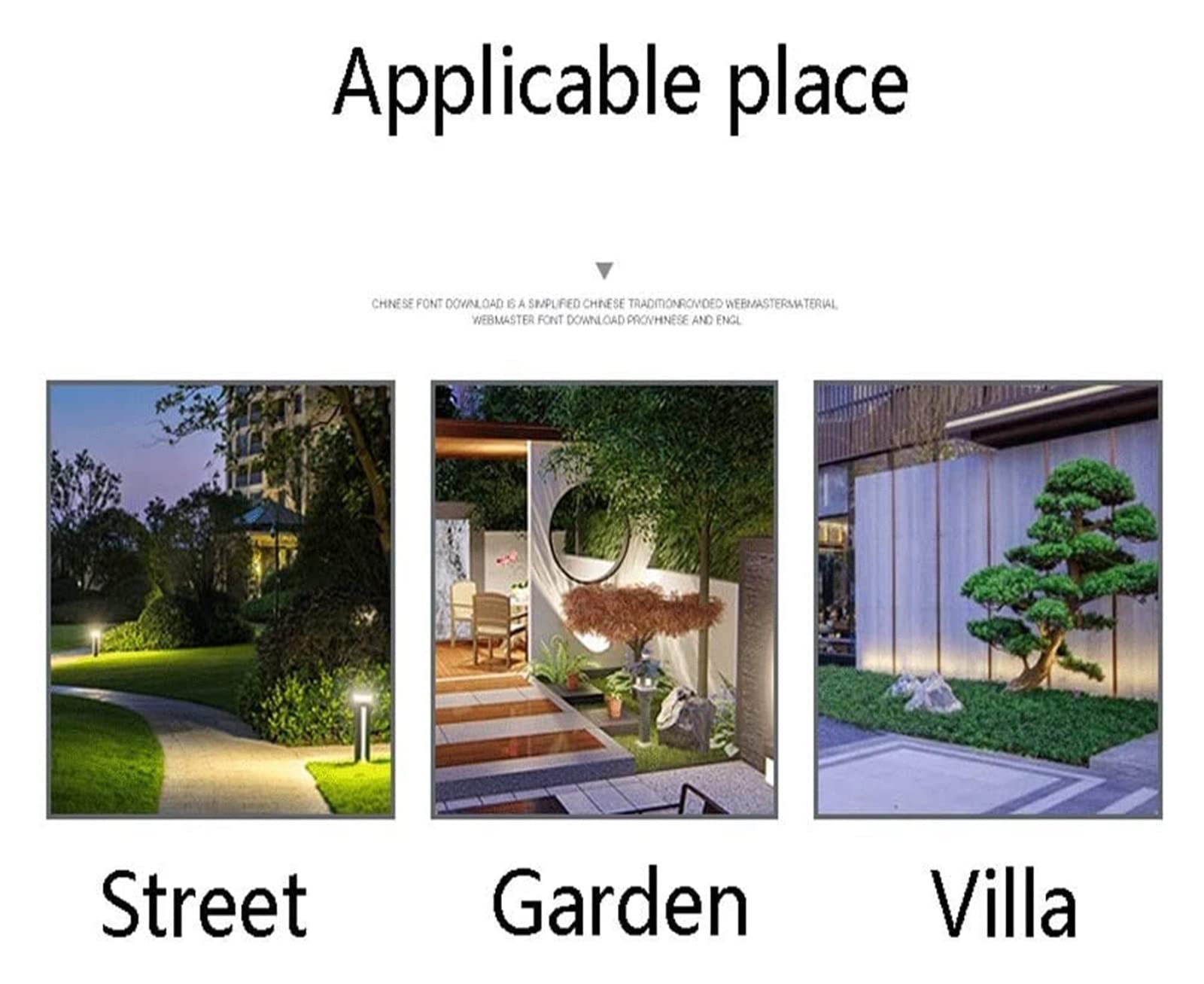 Cortile Lampione Lampione Led Alto Palo Strada Pilastro Lanterna Luce Moderna Paralume Esterno Impermeabile Alluminio Post Light Path Way Garden Villa Decor Colonna Lampada, Luce Bianca, Lampione
