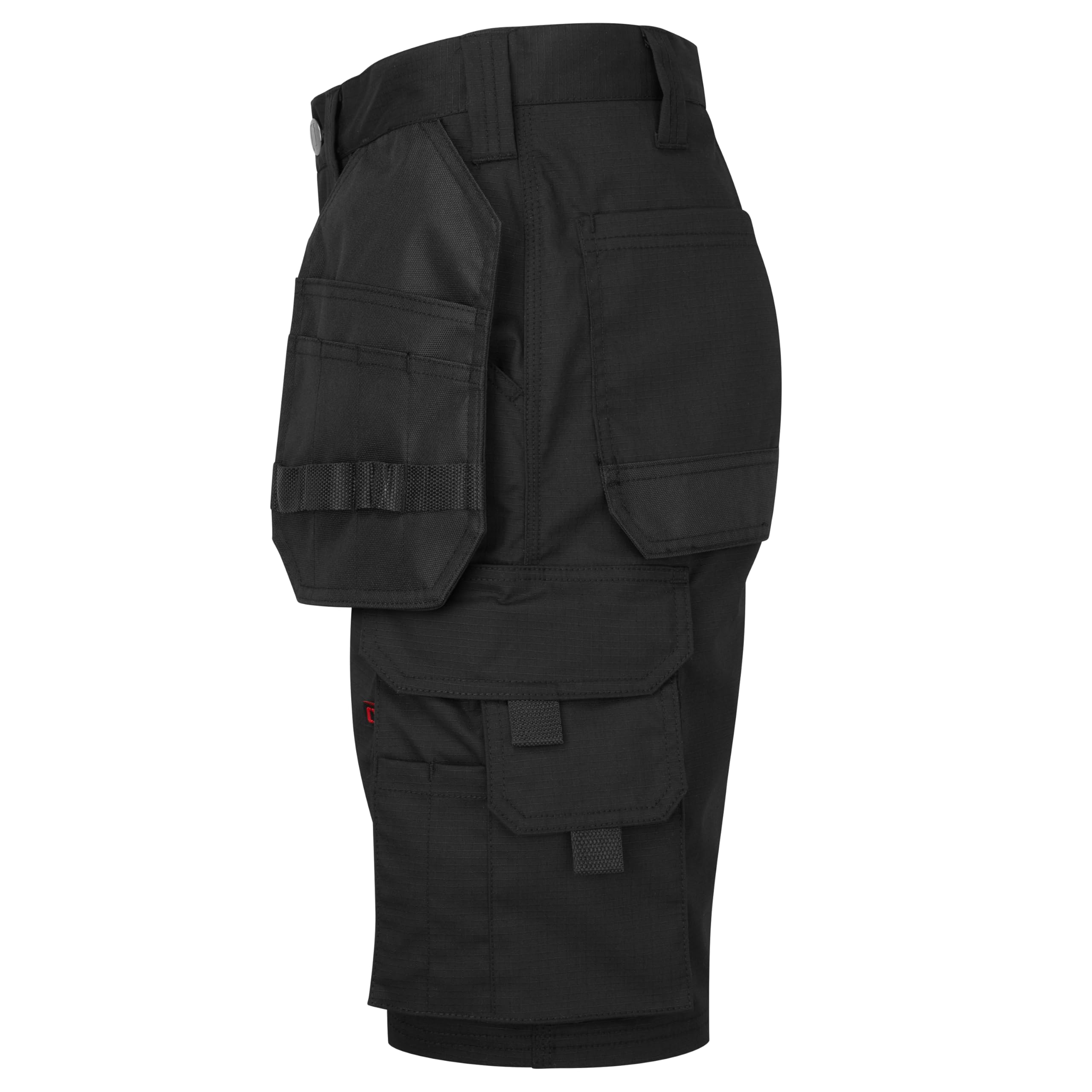 Short De Travail pour Homme – Coupe Étroite – Tissu Élastique Résistant A La Déchirure Holster Multi Poches Cordura Fermeture Éclair YKK Work Cargo - Bevel Pro