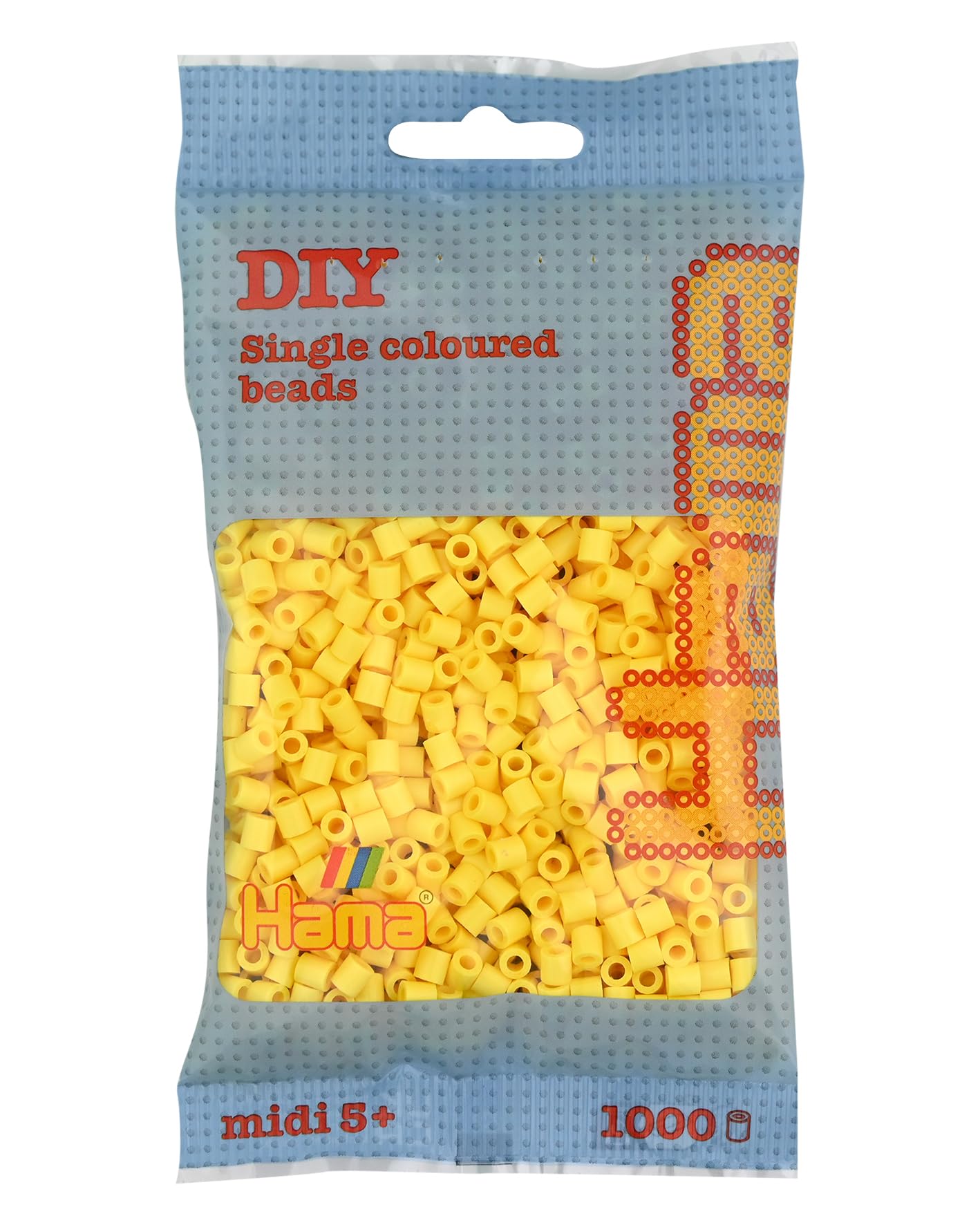 HAMA Bolsa de perlas | Aprox. 1000 cuentas midi fusibles para manualidades y mosaicos | Perlas de fusión para niños creativos 5+ | Juego de arte y decoración | Light Blue — view 29