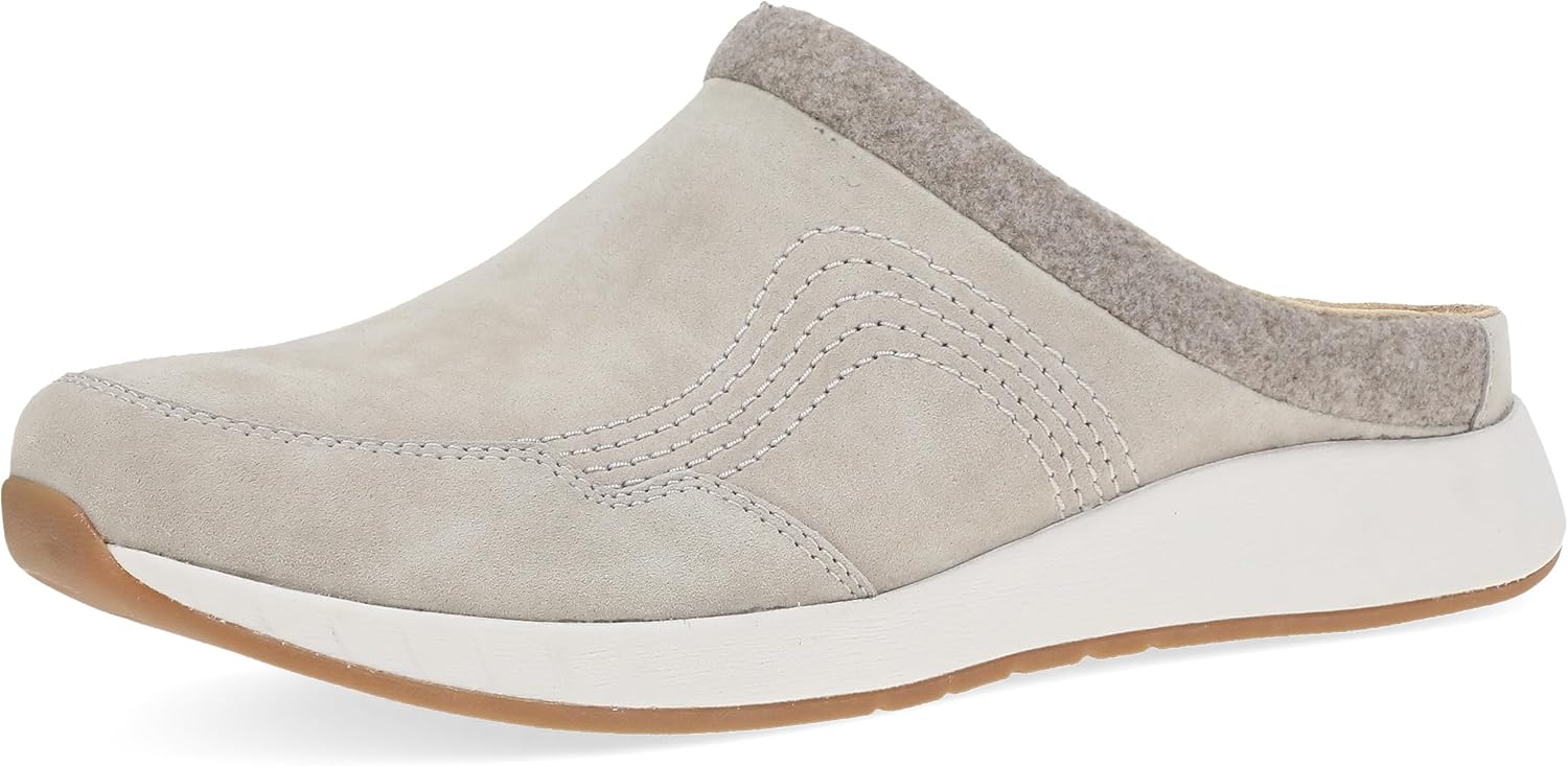 Dansko Claudia Women's Backless Sneaker - Slip-On Casual Shoe with Removable Footbed, Comfortable for All-Day Casual Outings & Travel Friendly Weekend Casual