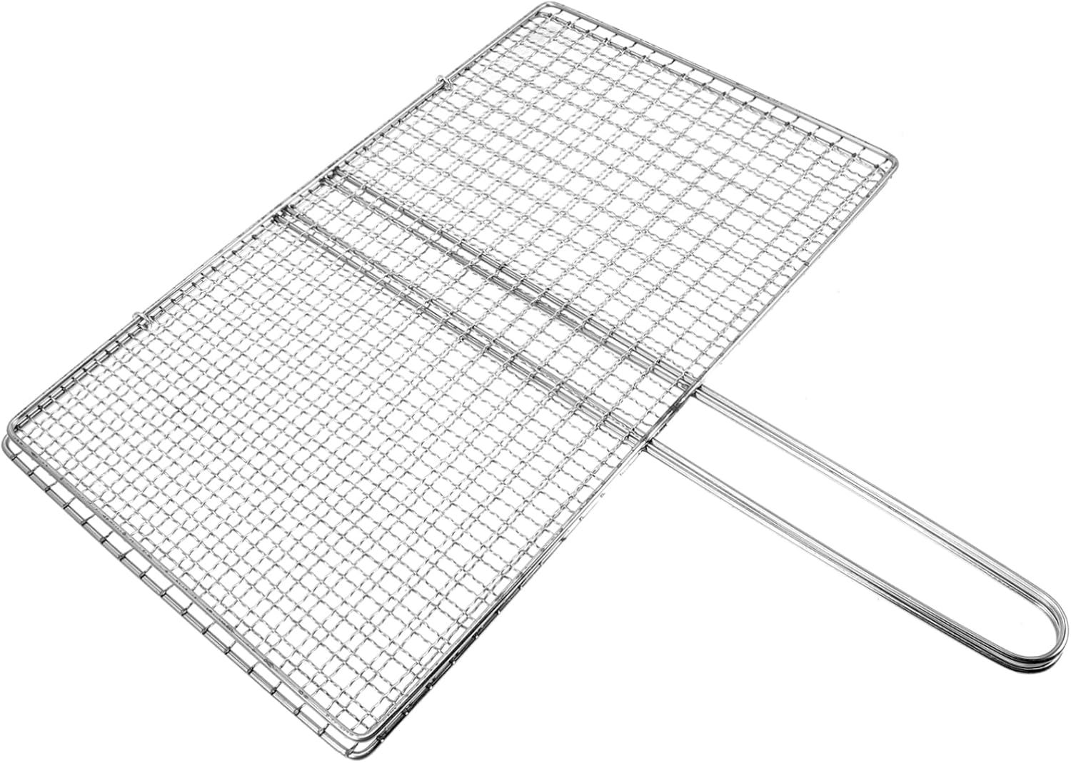 Fish Grill Basket Clip Stainless Steel Grill Mesh Rack Grilling Accessories