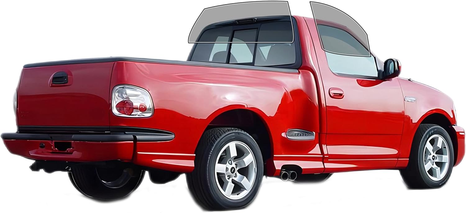 AUTOTEK Precut All Sides Windows Tint Film Cars Sun Blocking Protection Privacy Anti Shatter Glass Film Any Tint Shade kit for Ford F150 Regular Cab 1997-2003