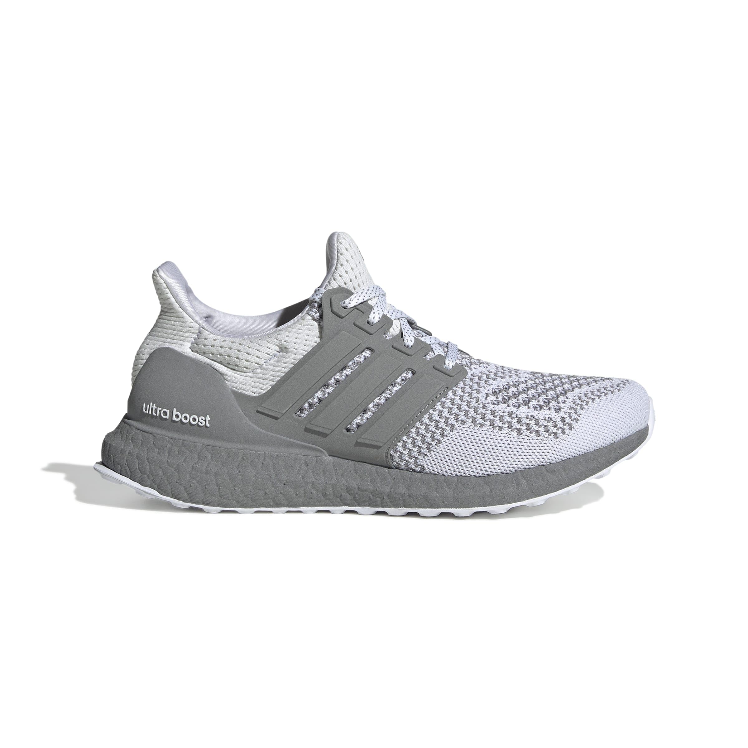 adidas Women's Ultraboost 1.0 Sneaker, White/Silver Metallic/Silver Metallic, 8