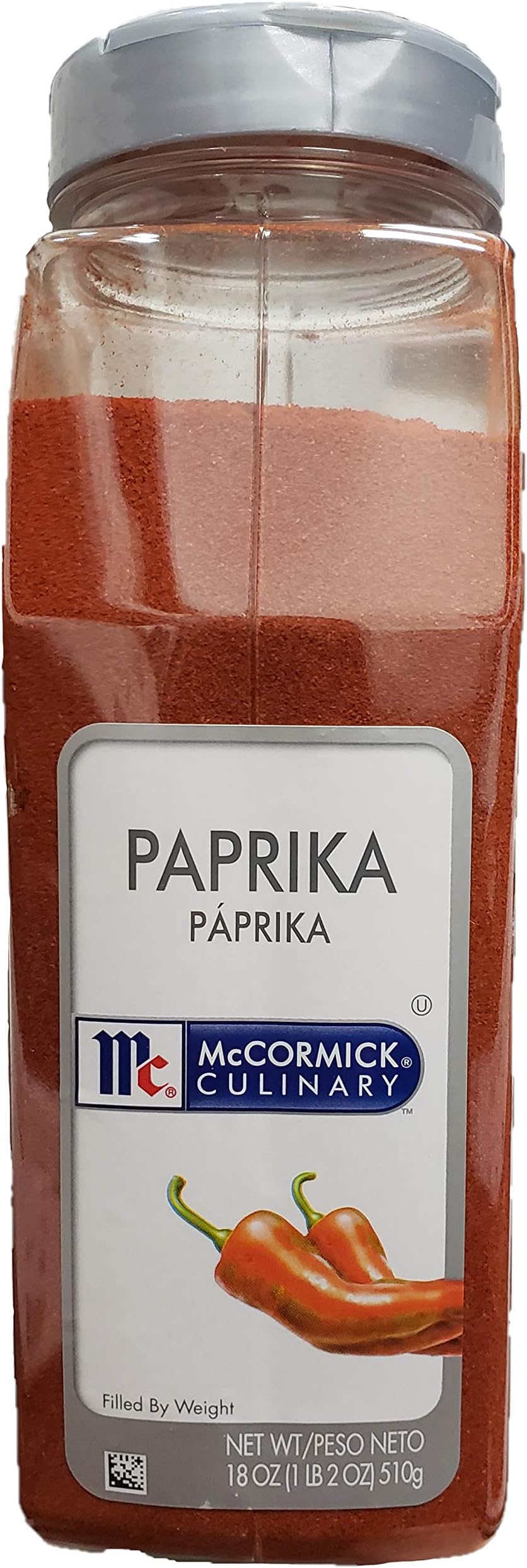 Paprika - 18 oz. container, 6 per case