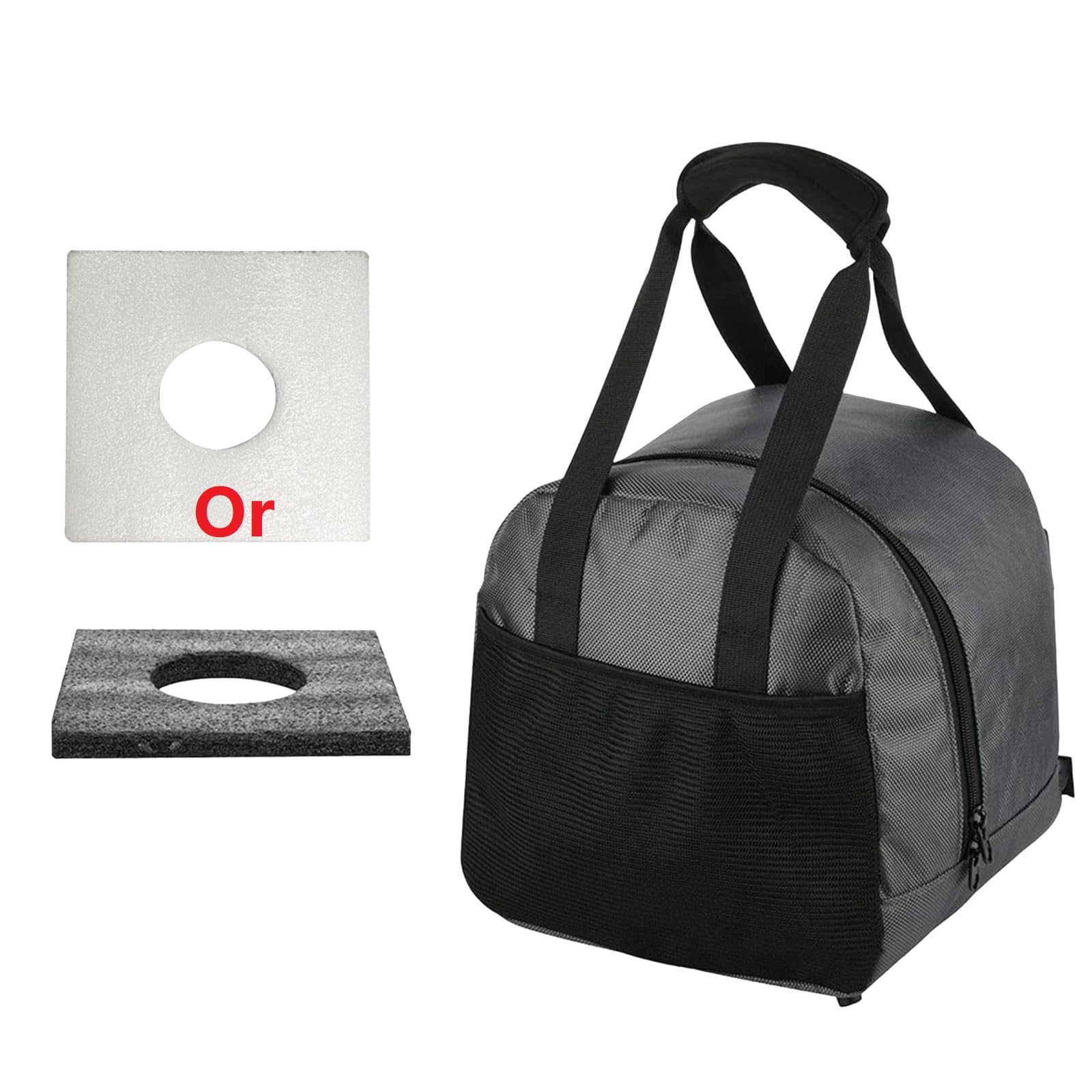 ljhnba Bowling Ball Bag For Single Ball Bowling Ball Tote Bag Bowling Bag With Padded Ball Holder Fits Bowling Shoe Accessories