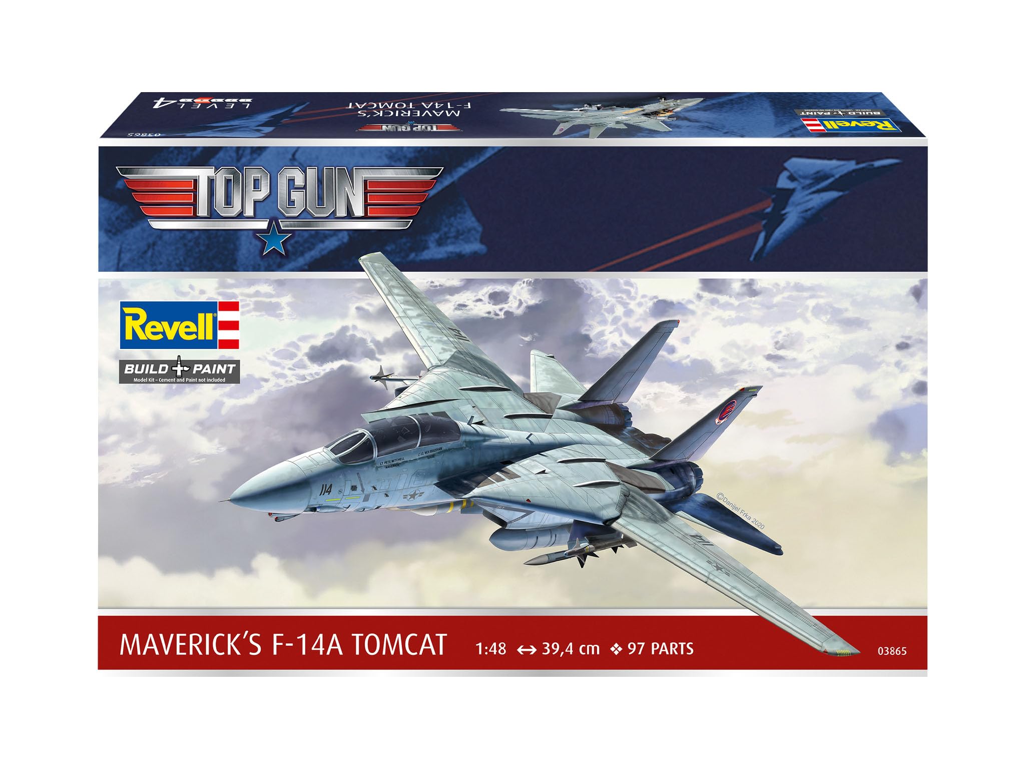 Amazon | ドイツレベル(Revell) 1/48 アメリカ戦闘機 F-14A トム