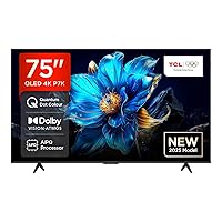 TCL 75P7K 75” QLED 4K HDR TV, Google TV
