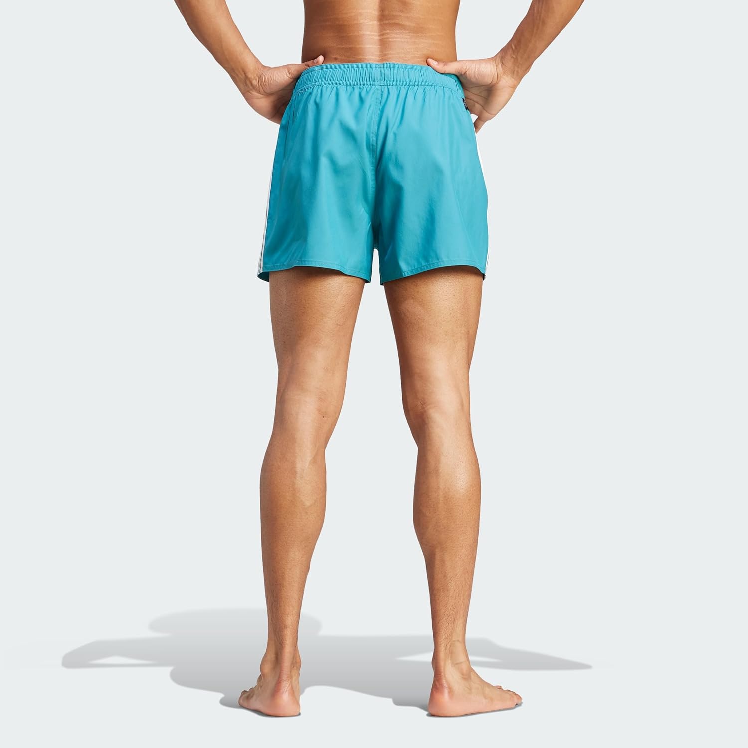 adidas Men's Standard 3-Stripes Classics Swim Short Length - Image 5