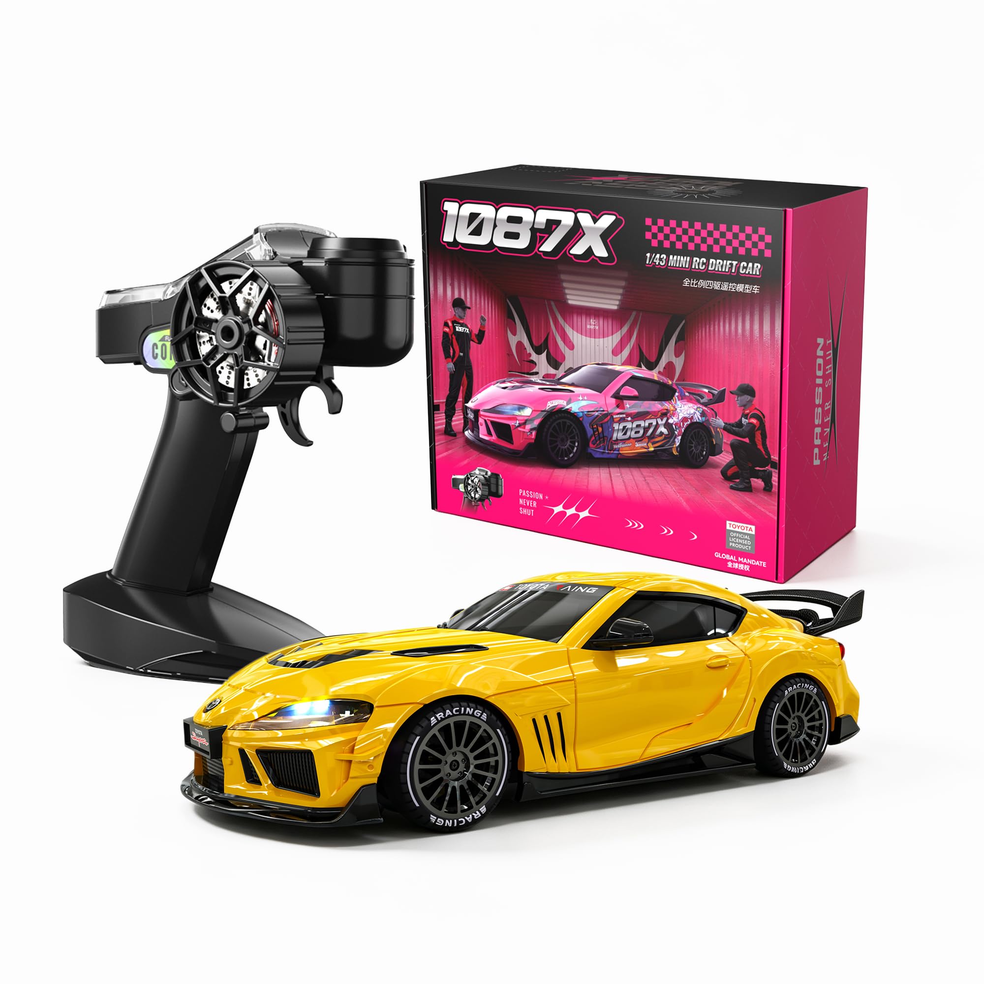 Amazon.co.jp: JXC 1:43 トヨタ スープラA90 4WDドリフトカー 公式