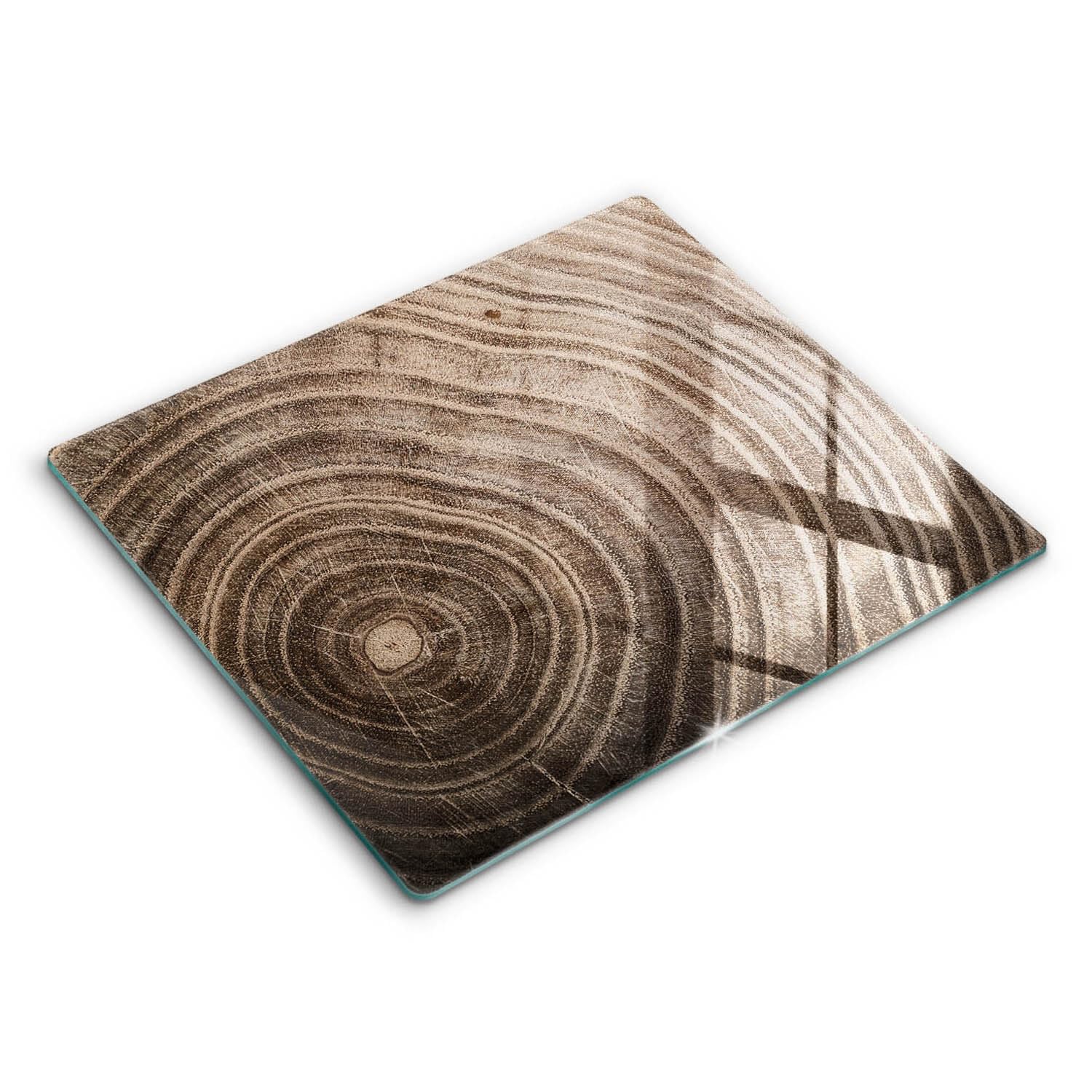 Protection plaque induction 60x52cm Wallfluent finition premium arbre à bois