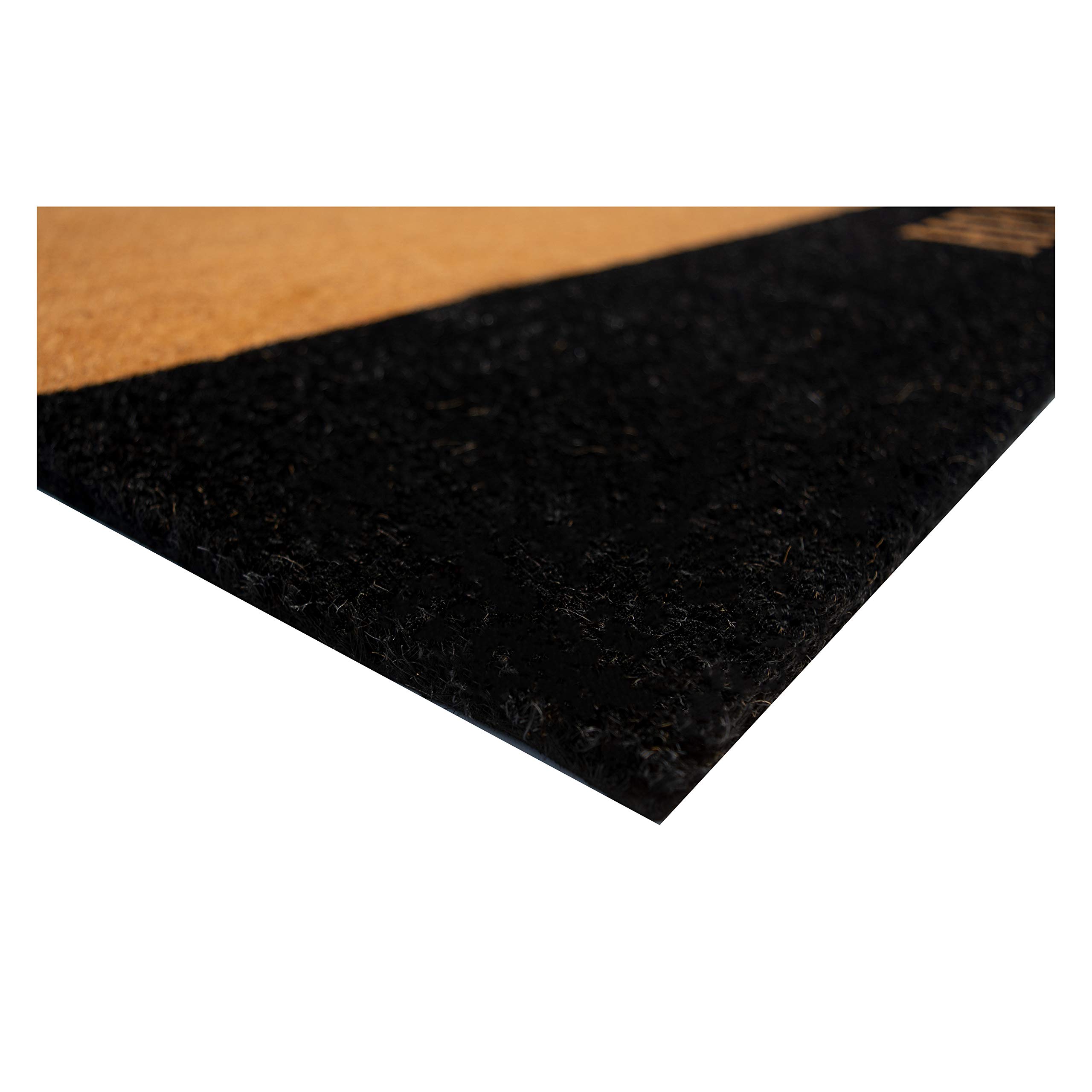 Calloway Mills AZ104862448 Hello Black Stripe Doormat, 24