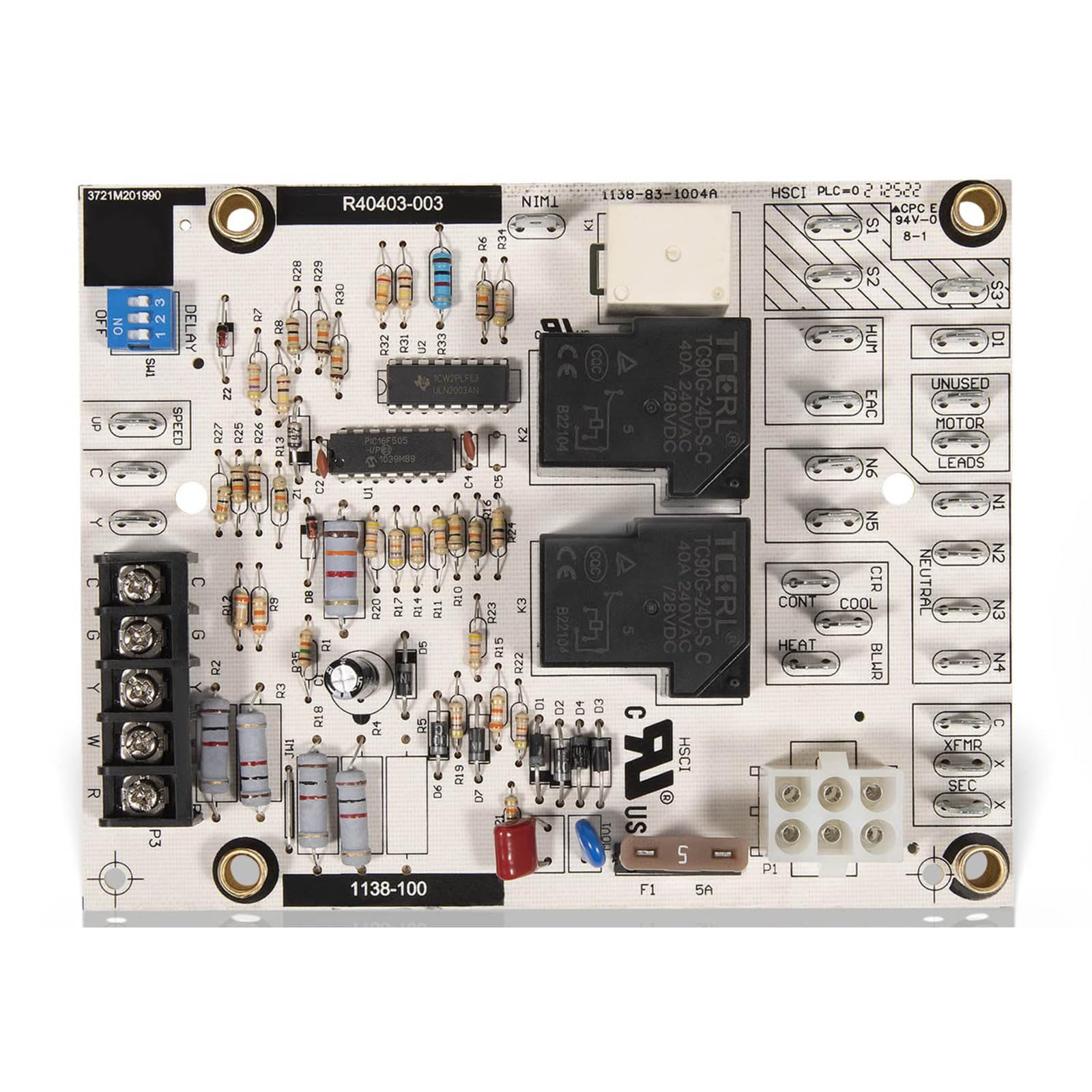 Professional Furnaces Control Board Intelligent Power Management Easy Installs Furnaces Control Circuiit for R40403 003 Models Intelligent Circuit Board for Fan