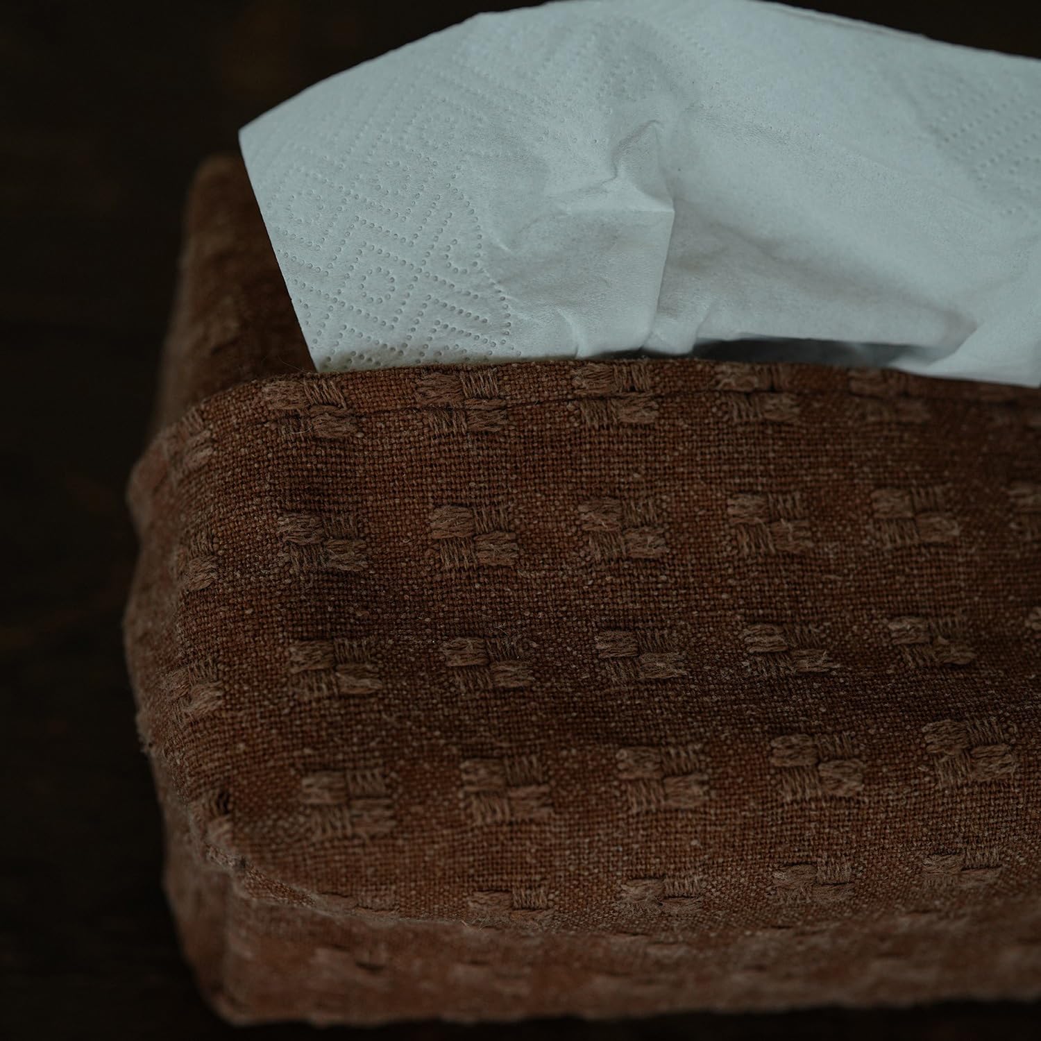 Uchwyt na chusteczki, Ręcznie robiona torba papierowa na serwetki, pudełko do domu, salonu, stolika kawowego, biurka, przechowywania chusteczek