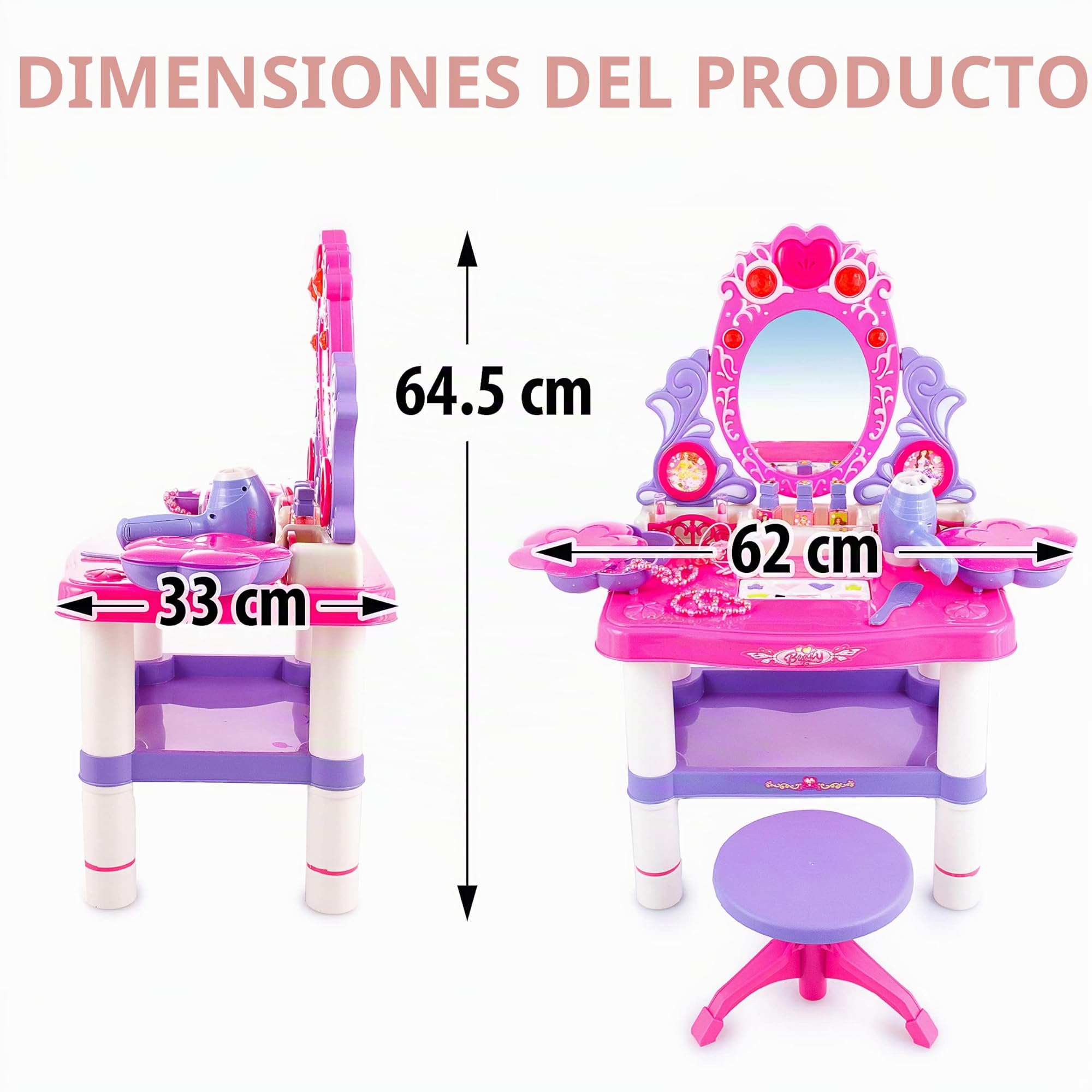 Kinderplay Niño Play kp2798 – – Tocador con luz música