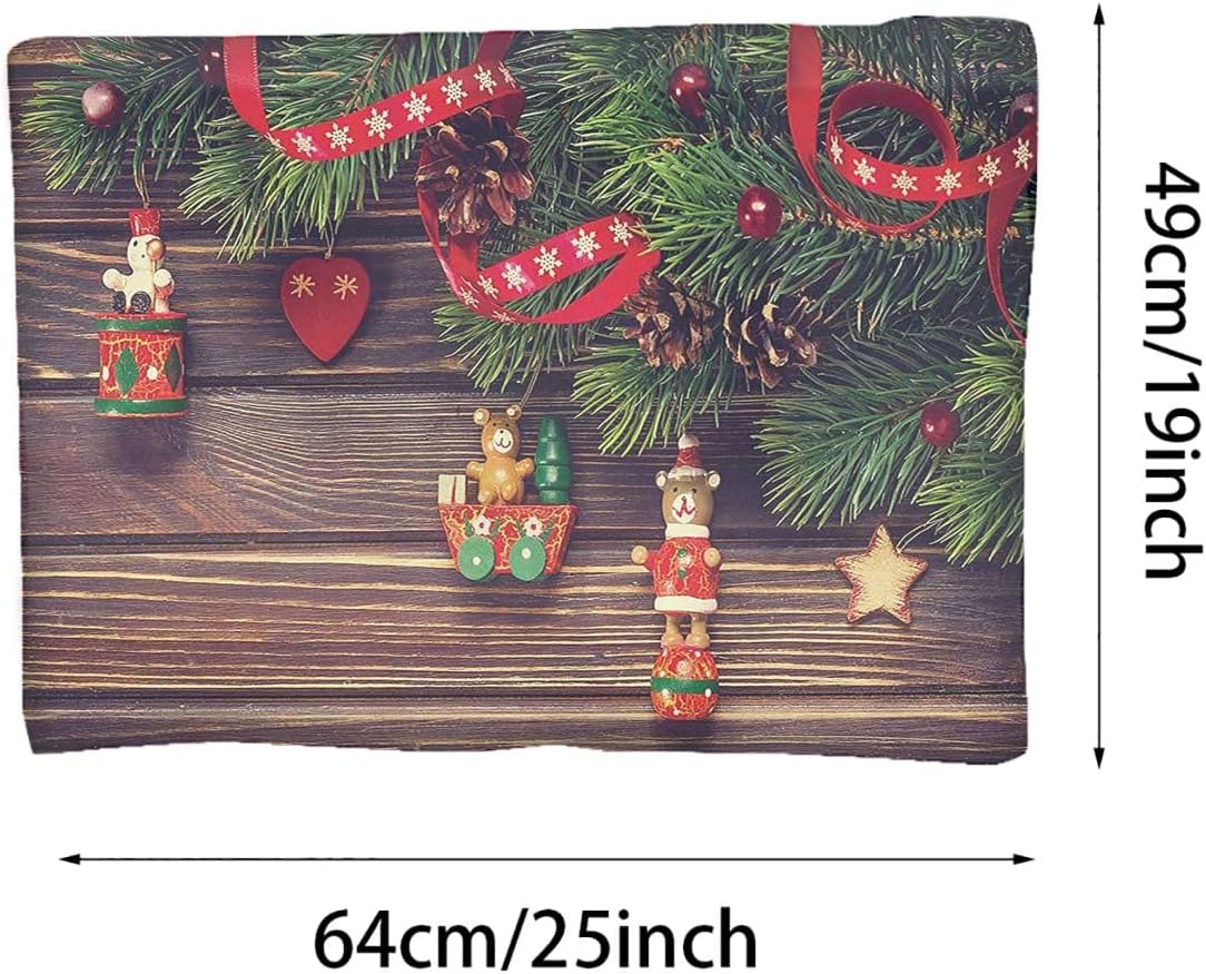 review Green Thermal Pet Mat Bed Liner Rustic Wooden Plank Backdrop Old Fashioned Super Soft Plush Dog Crate Pad for Travel or Home Christmas 19