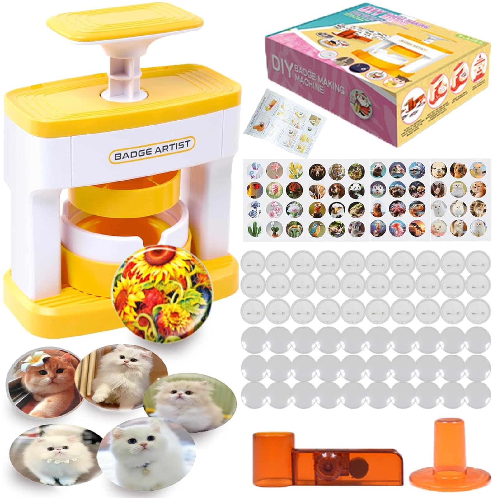 Amazon.co.jp: 缶バッチメーカー 【プレス1回・ワンステップで作成