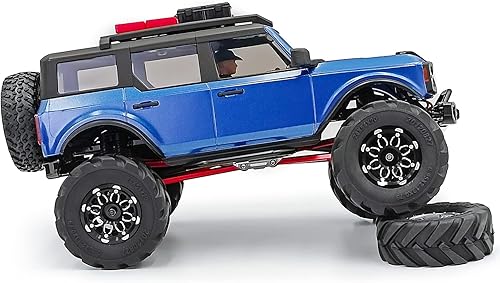 Miniatura 5 de Benedict Harry - Juego de 4 ruedas para llantas de oruga para 118 TRX4M TRX4-M Axial AX24 SCX24 Bronco Deadbolt C10 JLU Gladiator piezas de