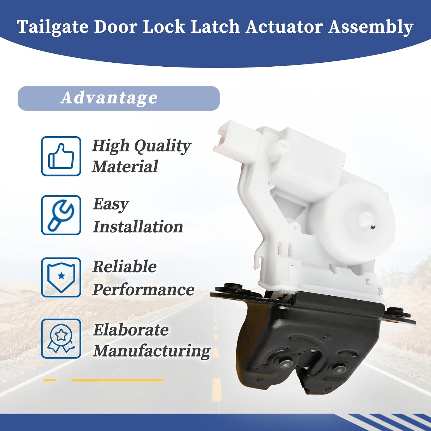 90502-4EA1B Tailgate Door Lock Latch Actuator Assembly Fit for Nissan Kicks/Qashqai/Rogue Sport 2017 2018 2019 2020 2021 2022 2023 2024 Power Rear Back Liftgate Trunk Lid Lock Actuator