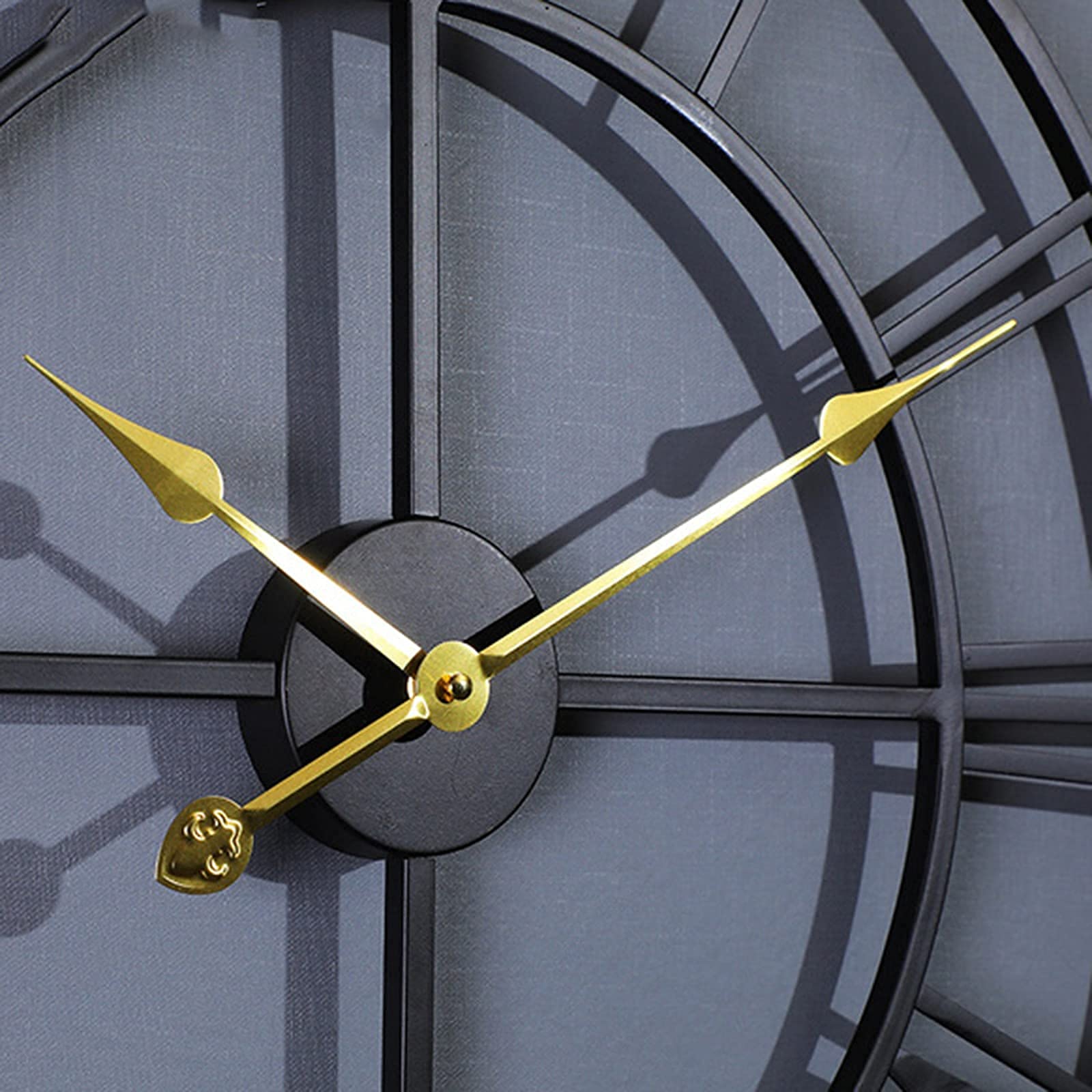 Orologio da parete silenzioso senza ticchettio, orologio da parete da giardino silenzioso a batteria, orologio decorativo per esterni, soggiorno, patio, giardino, piscina